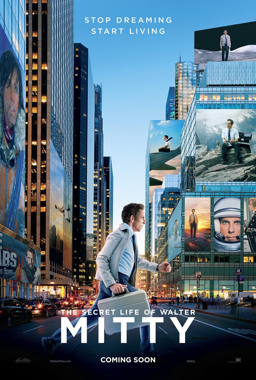 Poster Of The 20th Century Fox S The Secret Life Of - Secret Life Of Walter Mitty 2013 Movie Poster - HD Wallpaper 