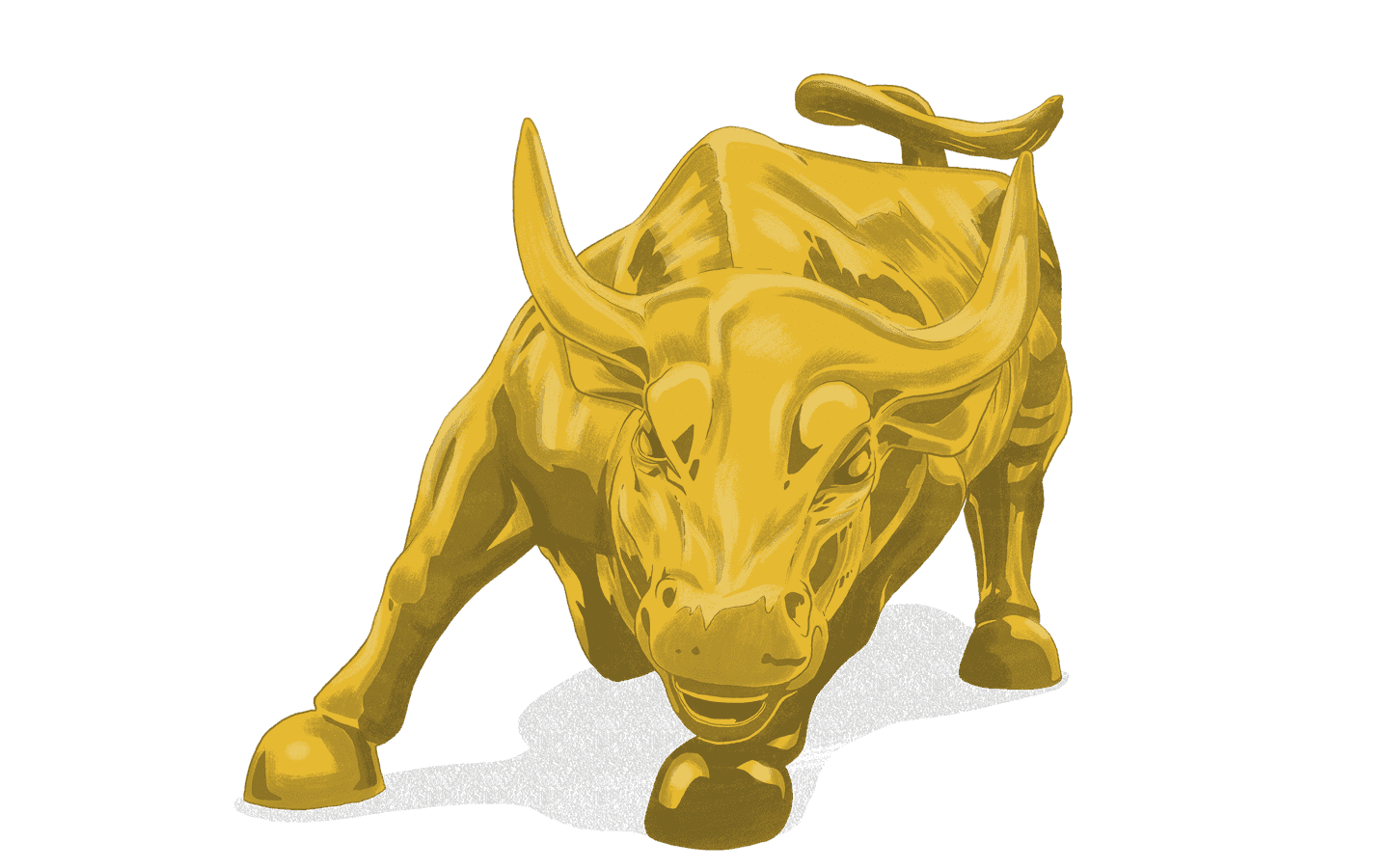 Bull On Wall Street Png - Bull - HD Wallpaper 