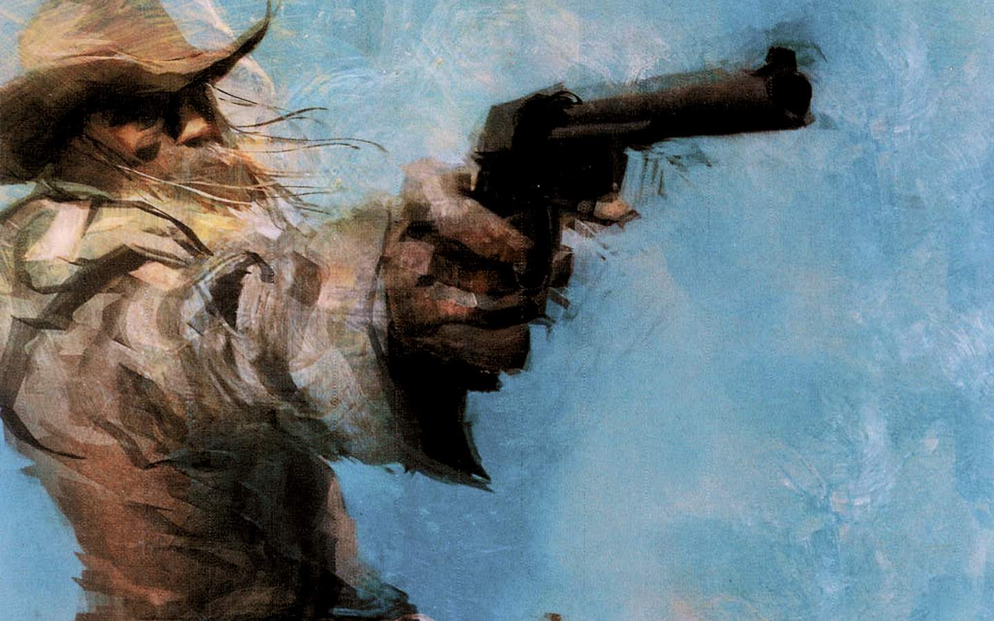 Revolver Ocelot Metal Gear Solid 4 Wallpaper By Lootskin - HD Wallpaper 