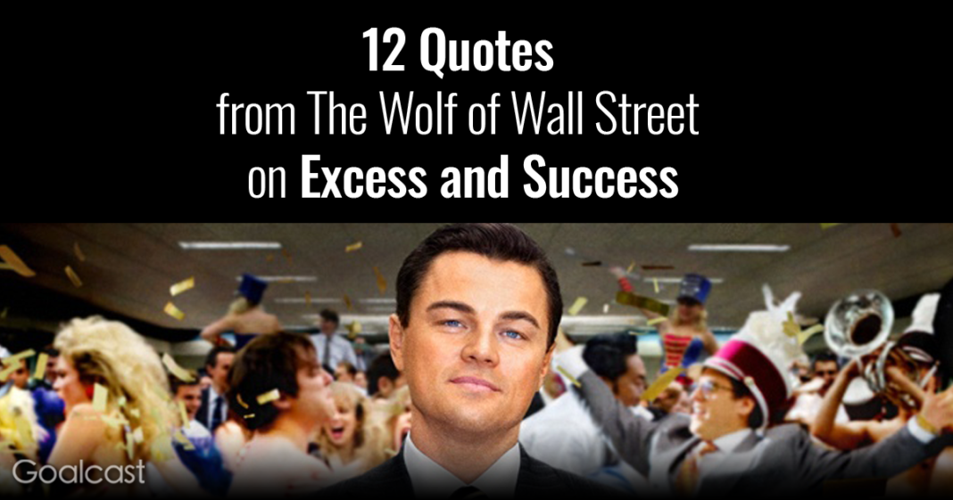 Wolf Of Wall Street Quotes - HD Wallpaper 