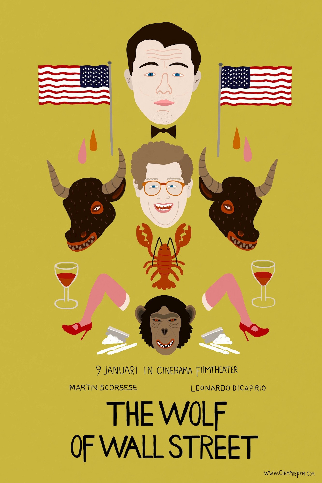 Wolf Of Wall Street Fan Art - HD Wallpaper 