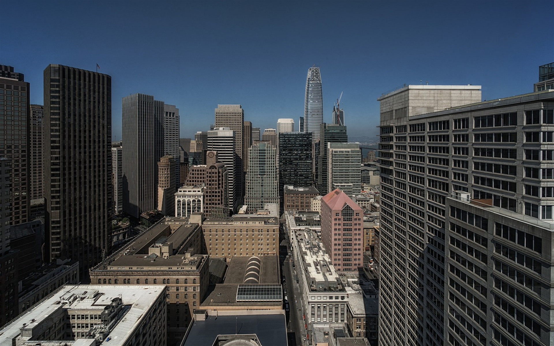 San Francisco, California, Montgomery Street, Cityscape, - Tower Block - HD Wallpaper 