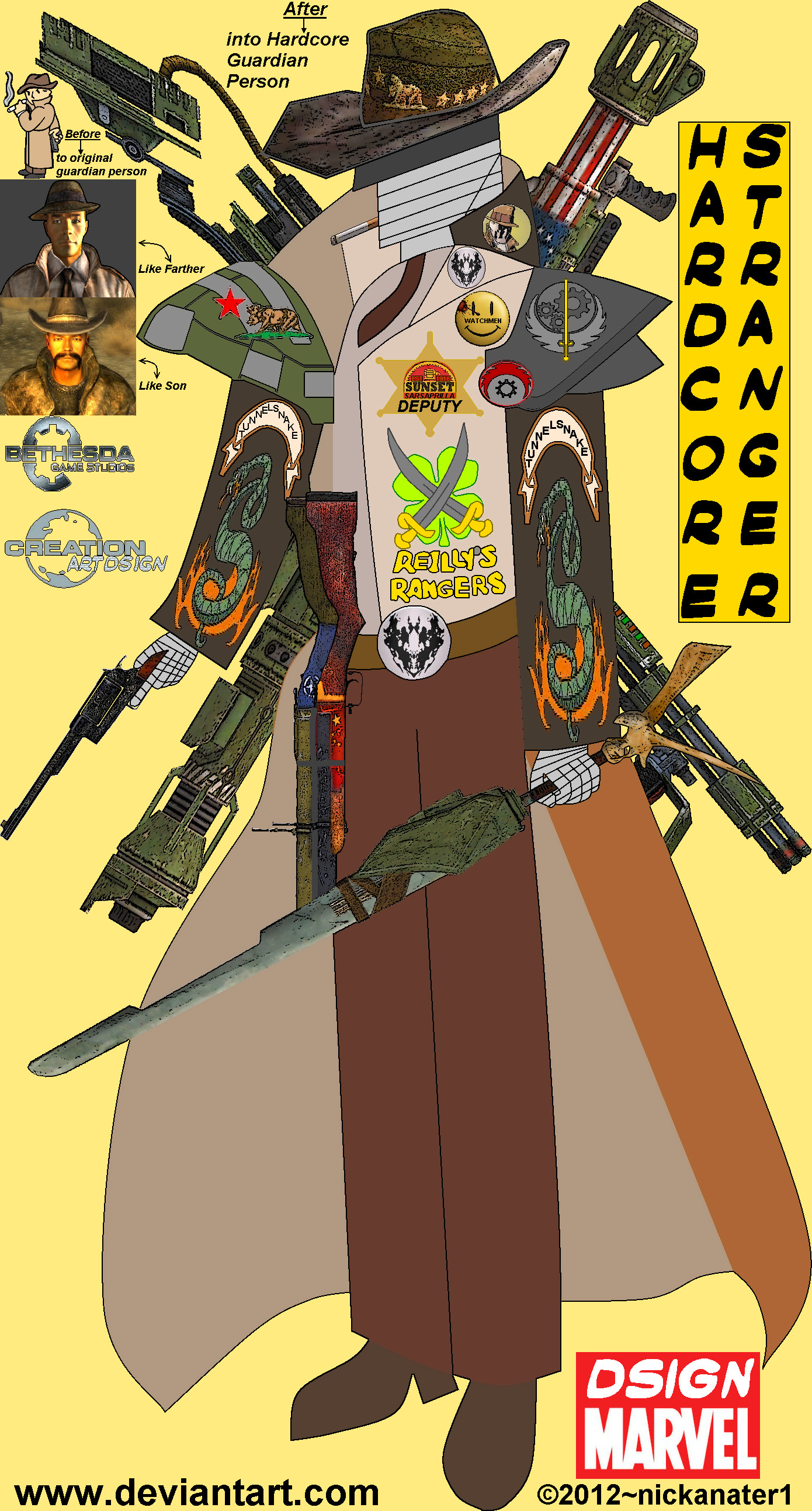 Hardcore Stranger Wallpaper By Nickanater1 Hardcore - Illustration - HD Wallpaper 