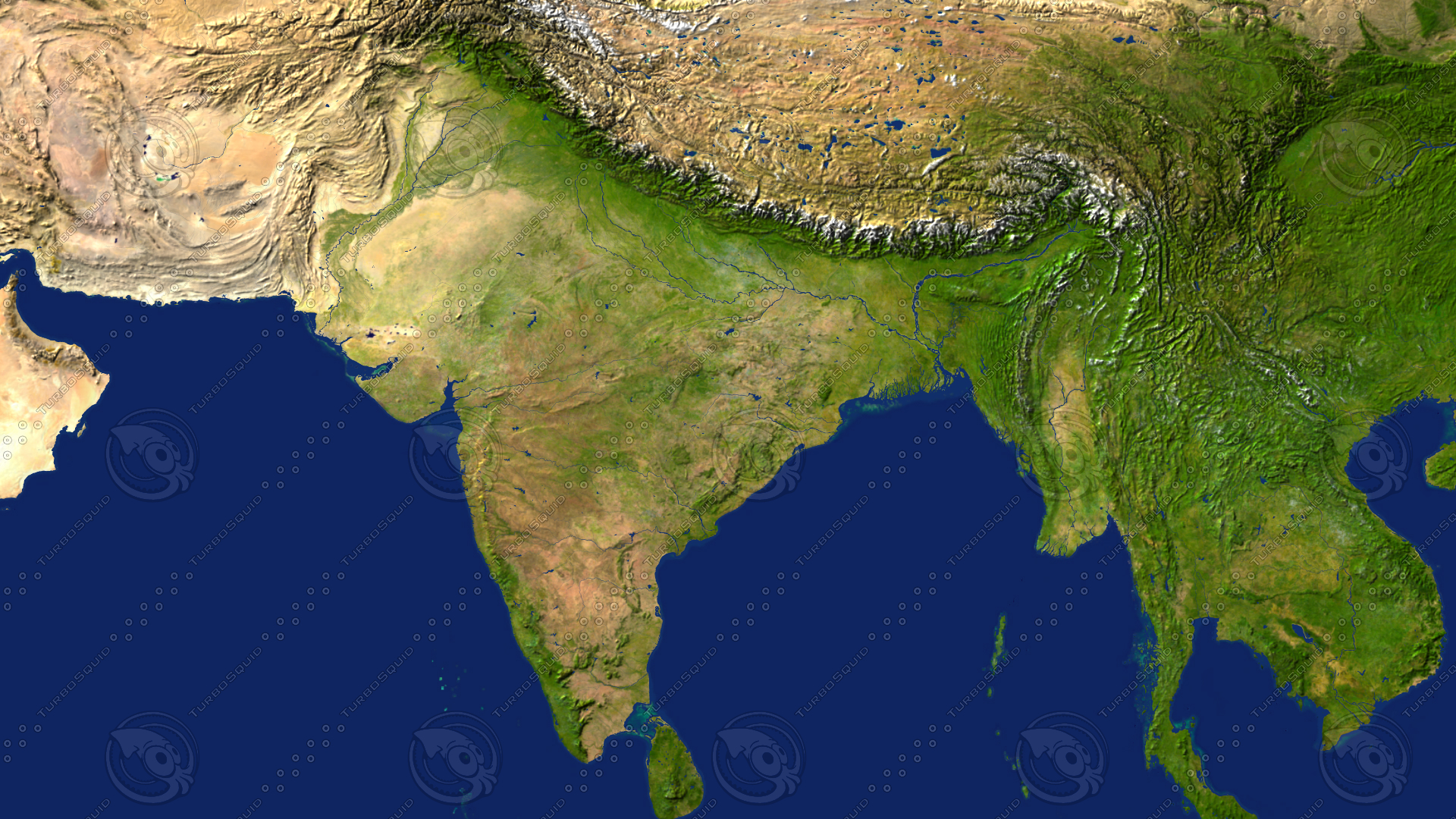 3d India Map Hd - 1920x1080 Wallpaper 