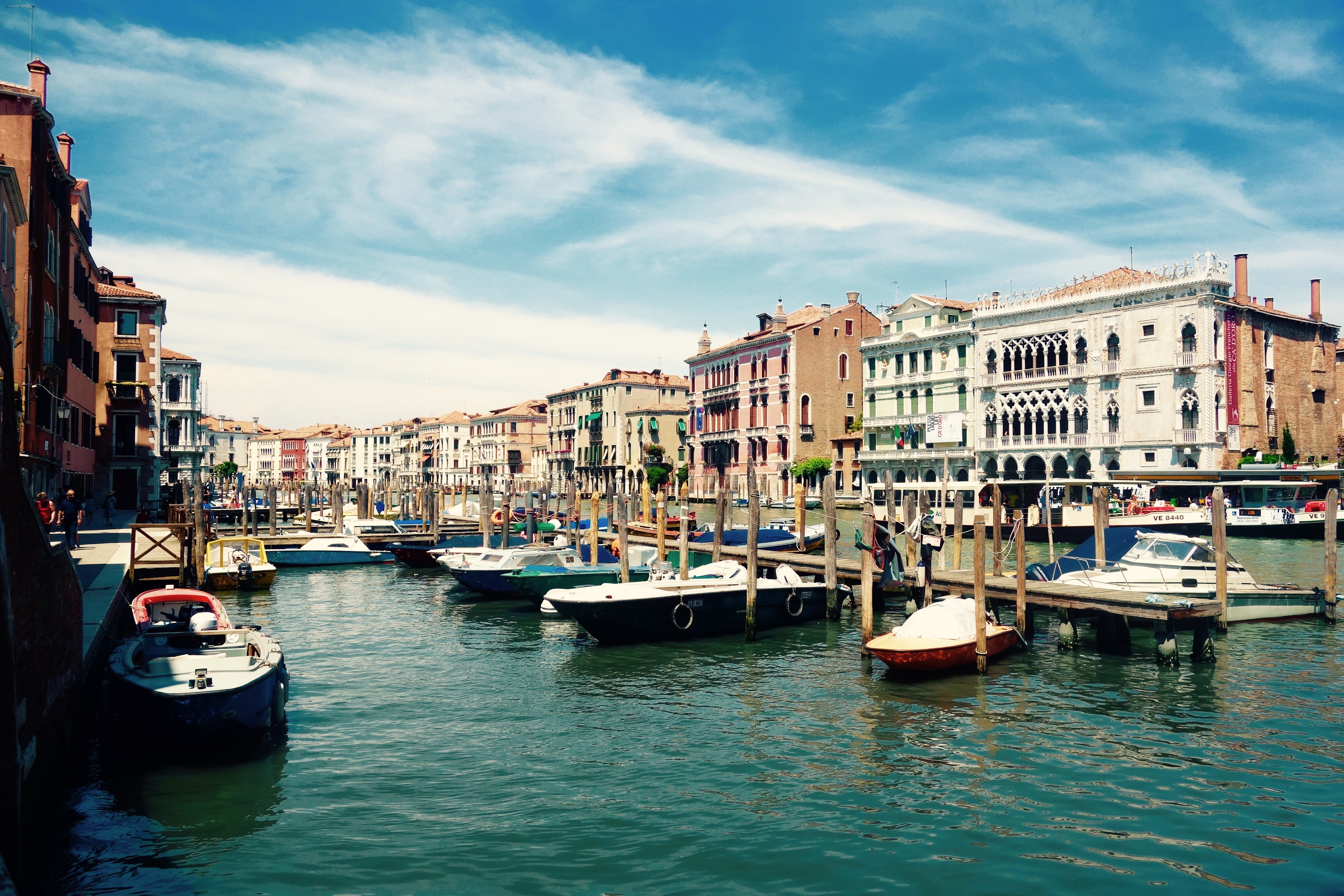 Wallpaper Venice, Italy, Grand Canal, Gondolas - Macbook Air Wallpapers Italy - HD Wallpaper 