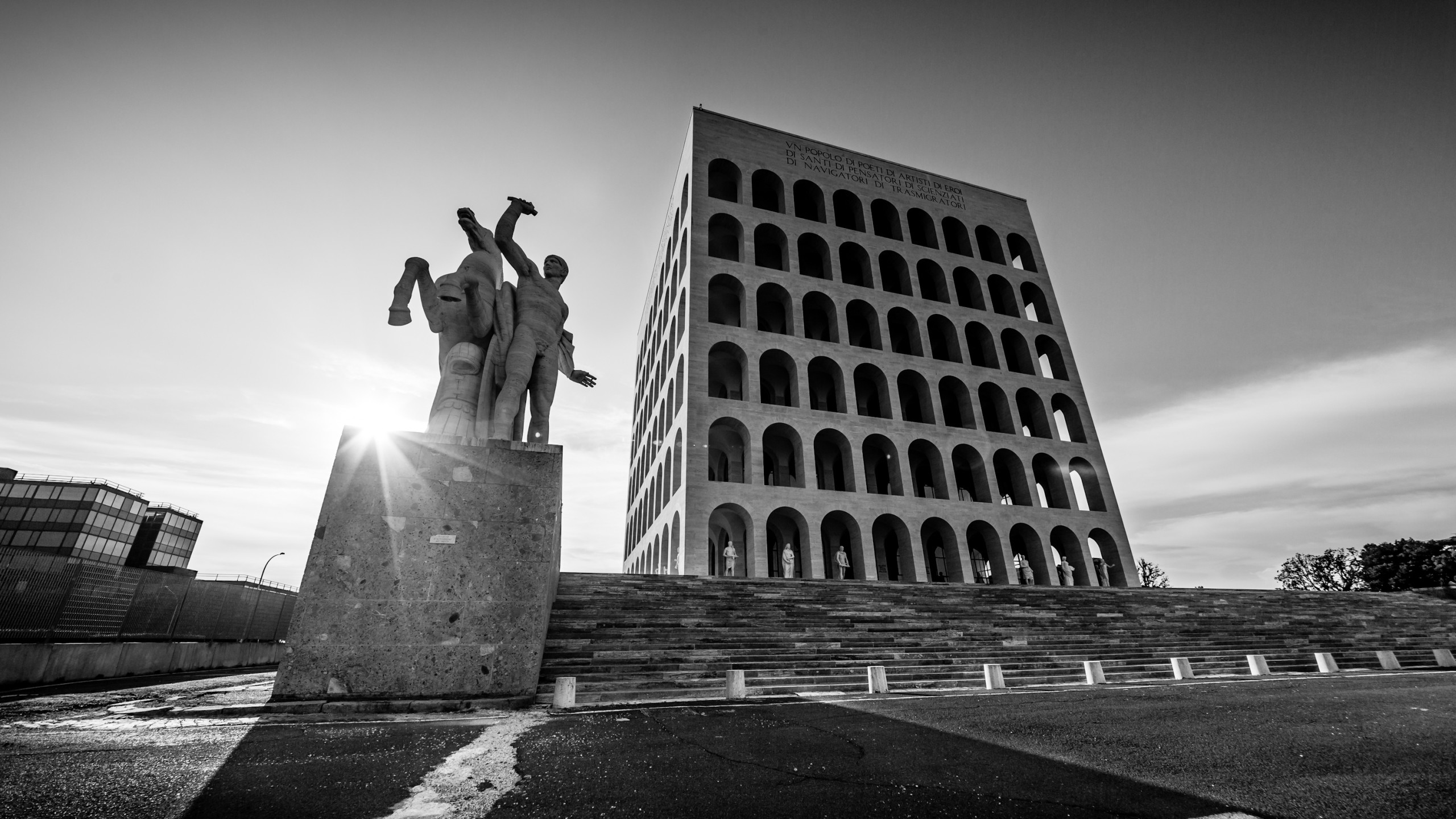 Man Made - Palazzo Della Civiltà Del Lavoro - HD Wallpaper 