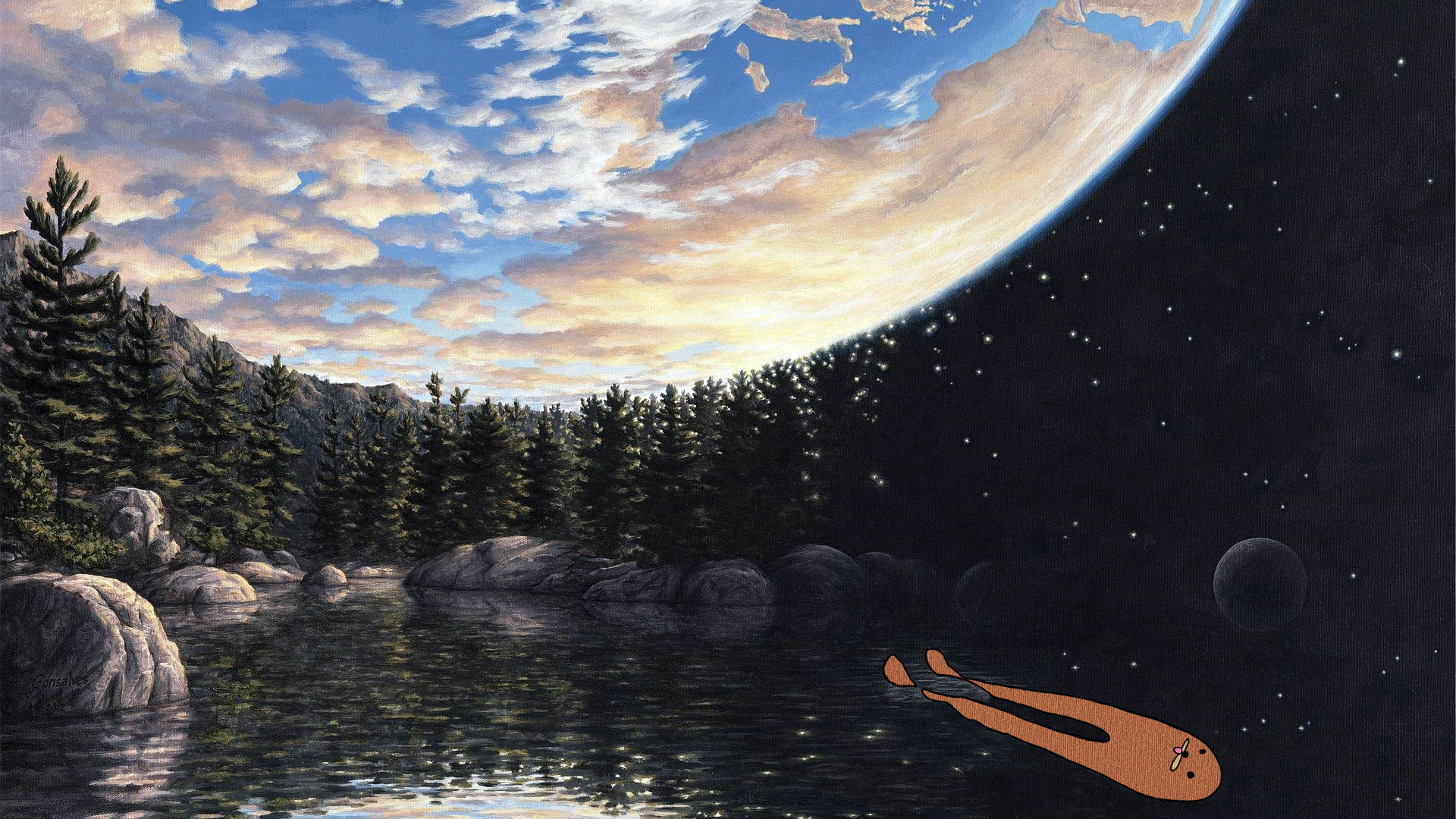 Trippy Nature Wallpaper Hd - HD Wallpaper 