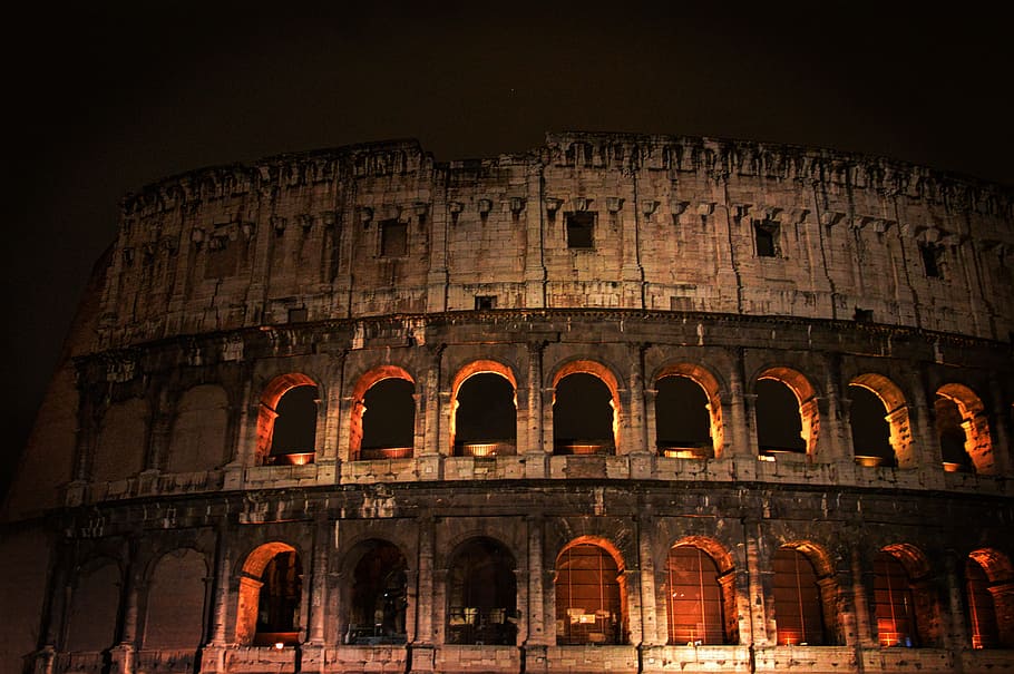 Rome, Italy, Colosseum, Roma, Italia, Colosseo, Italian, - Colosseum - HD Wallpaper 