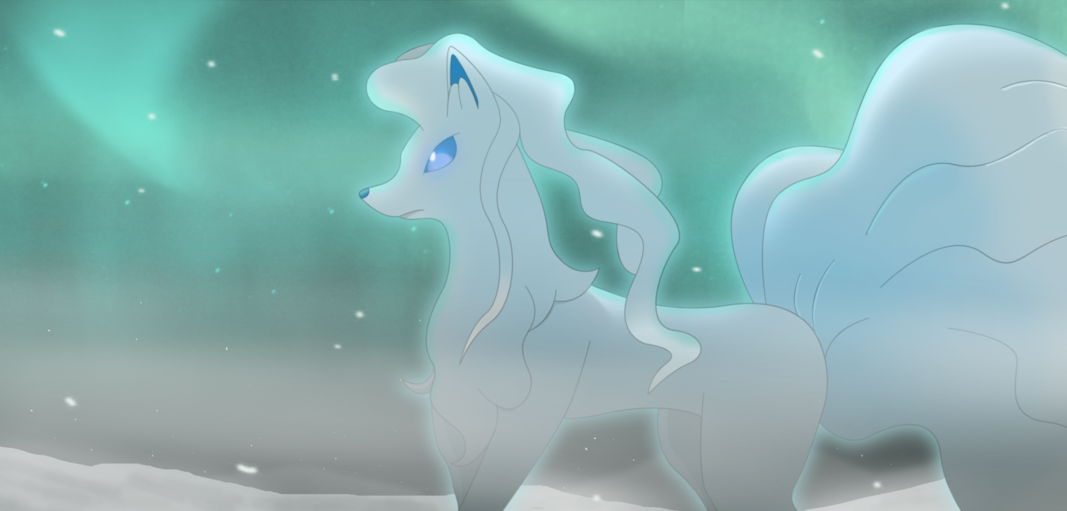 Alolan Ninetales Wallpaper Hd - HD Wallpaper 