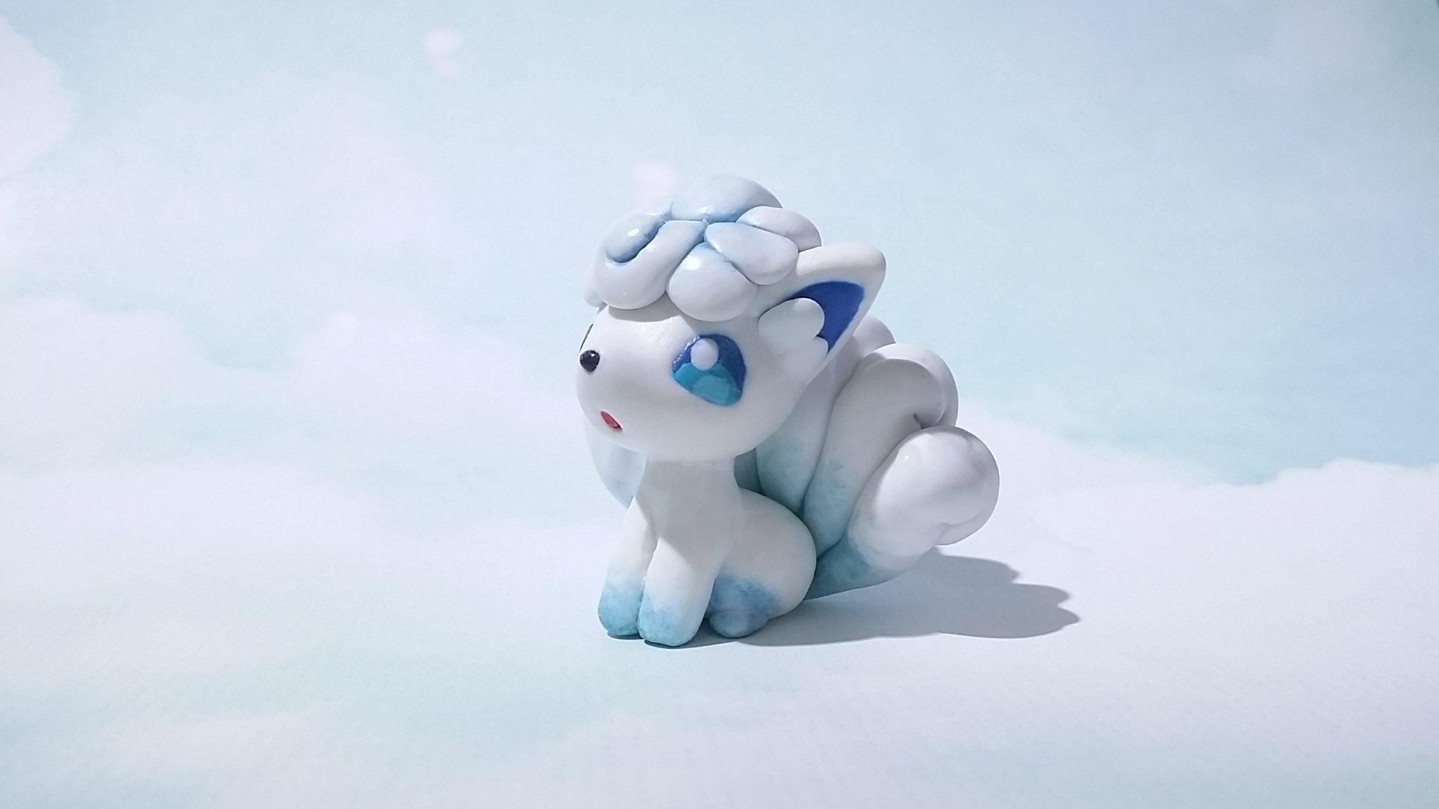 Alolan Vulpix Fondant - HD Wallpaper 