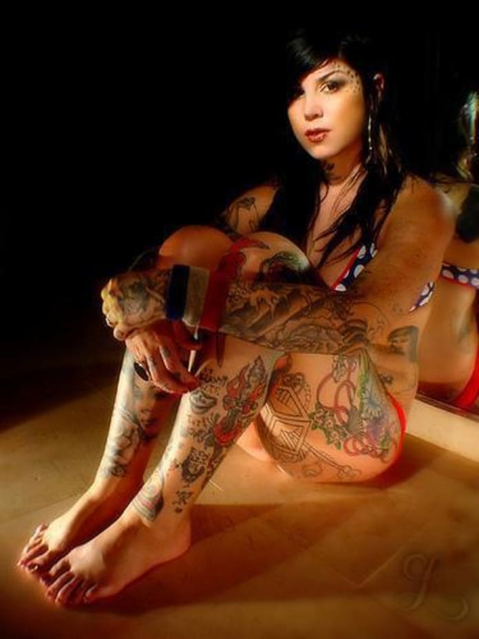 Kat Von D Body - HD Wallpaper 