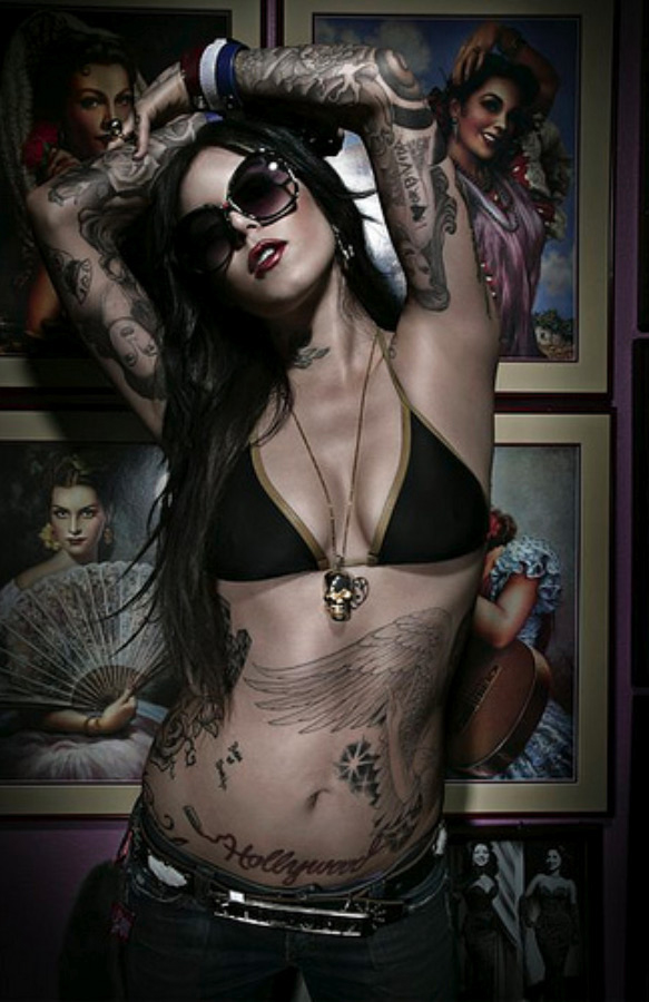 Body Kat Von D - HD Wallpaper 