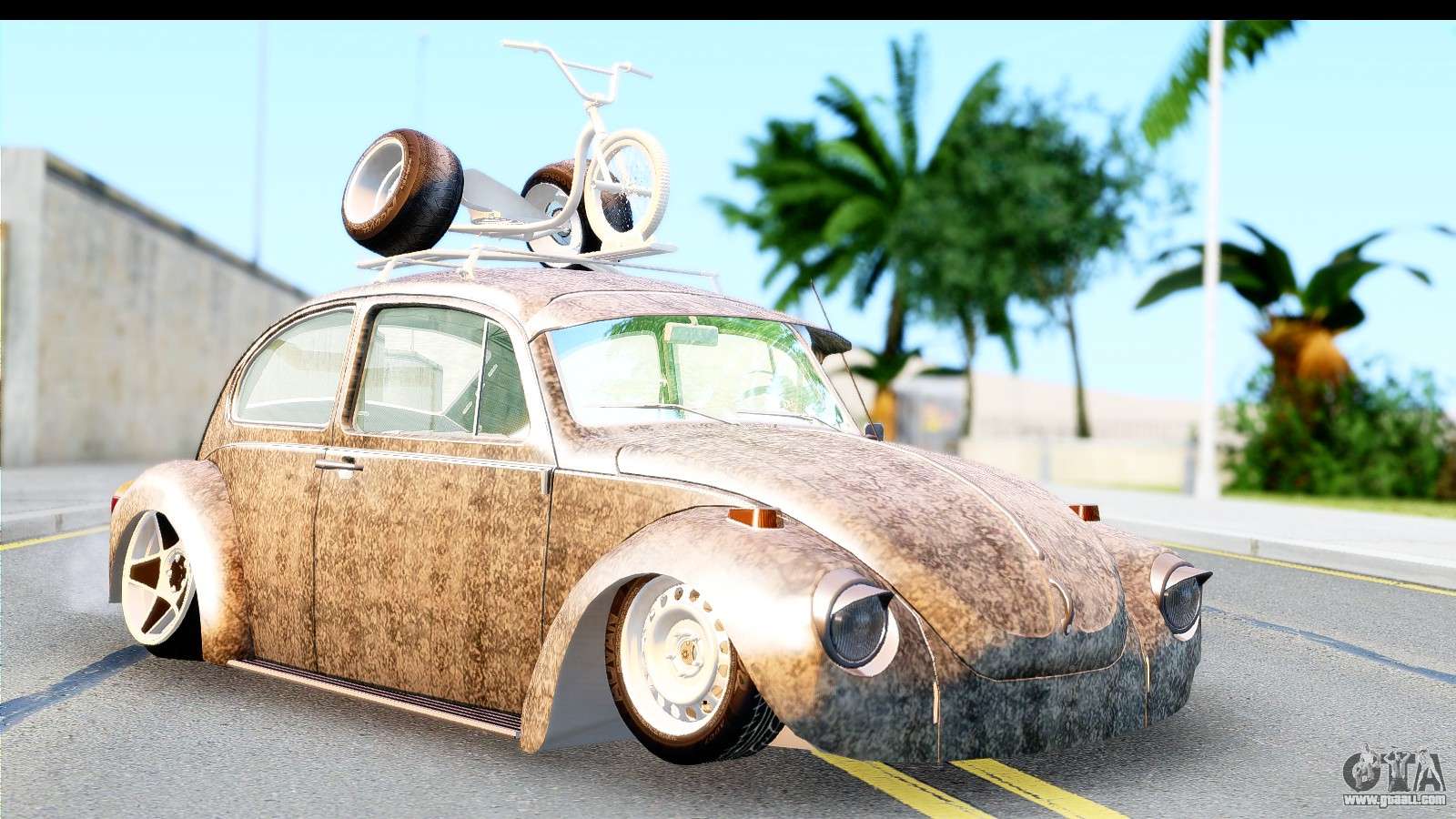 Volkswagen Beetle Vosvos 1973 For Gta San Andreas - Grand Theft Auto - HD Wallpaper 