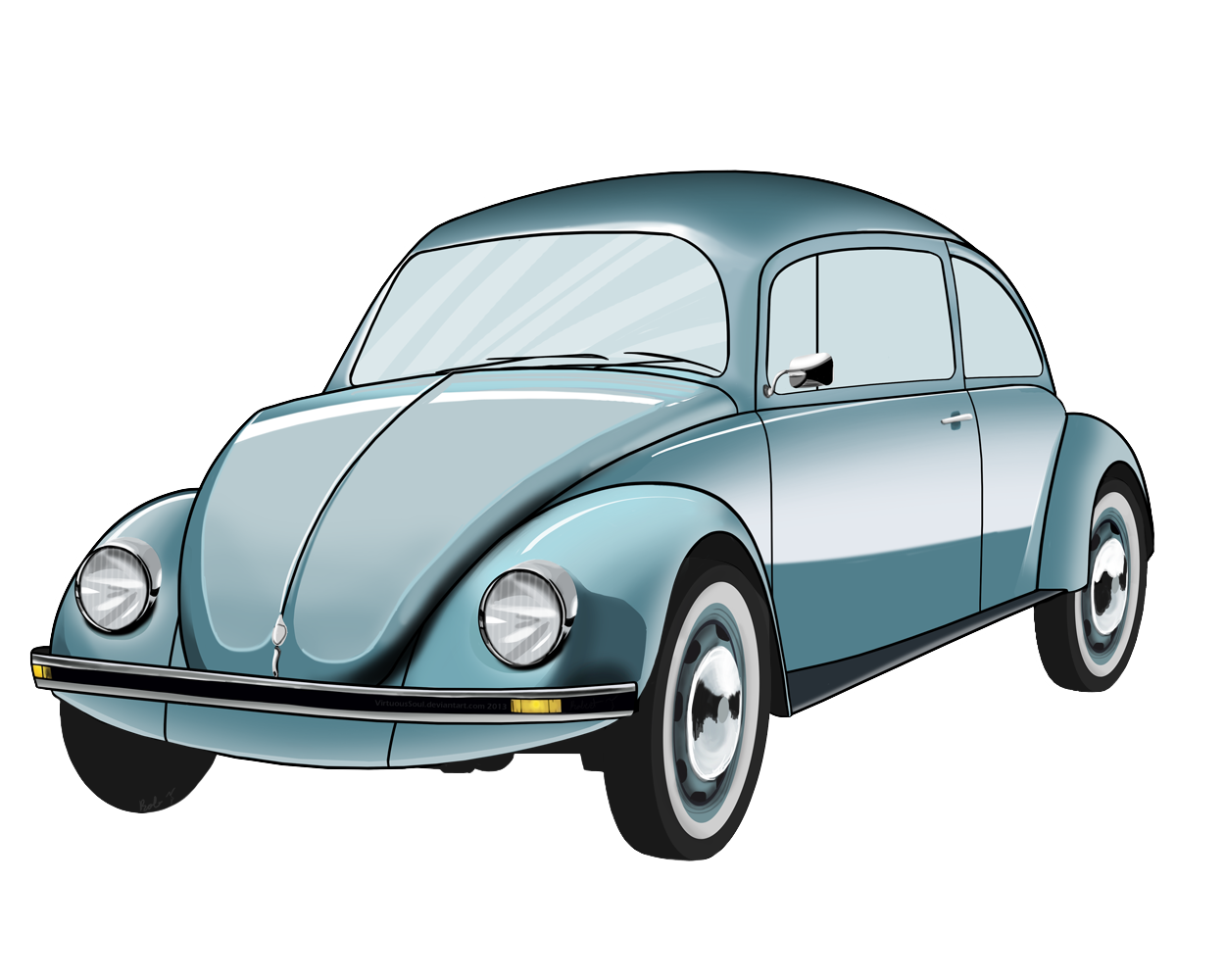/ S - Volkswagen Beetle Clipart - HD Wallpaper 