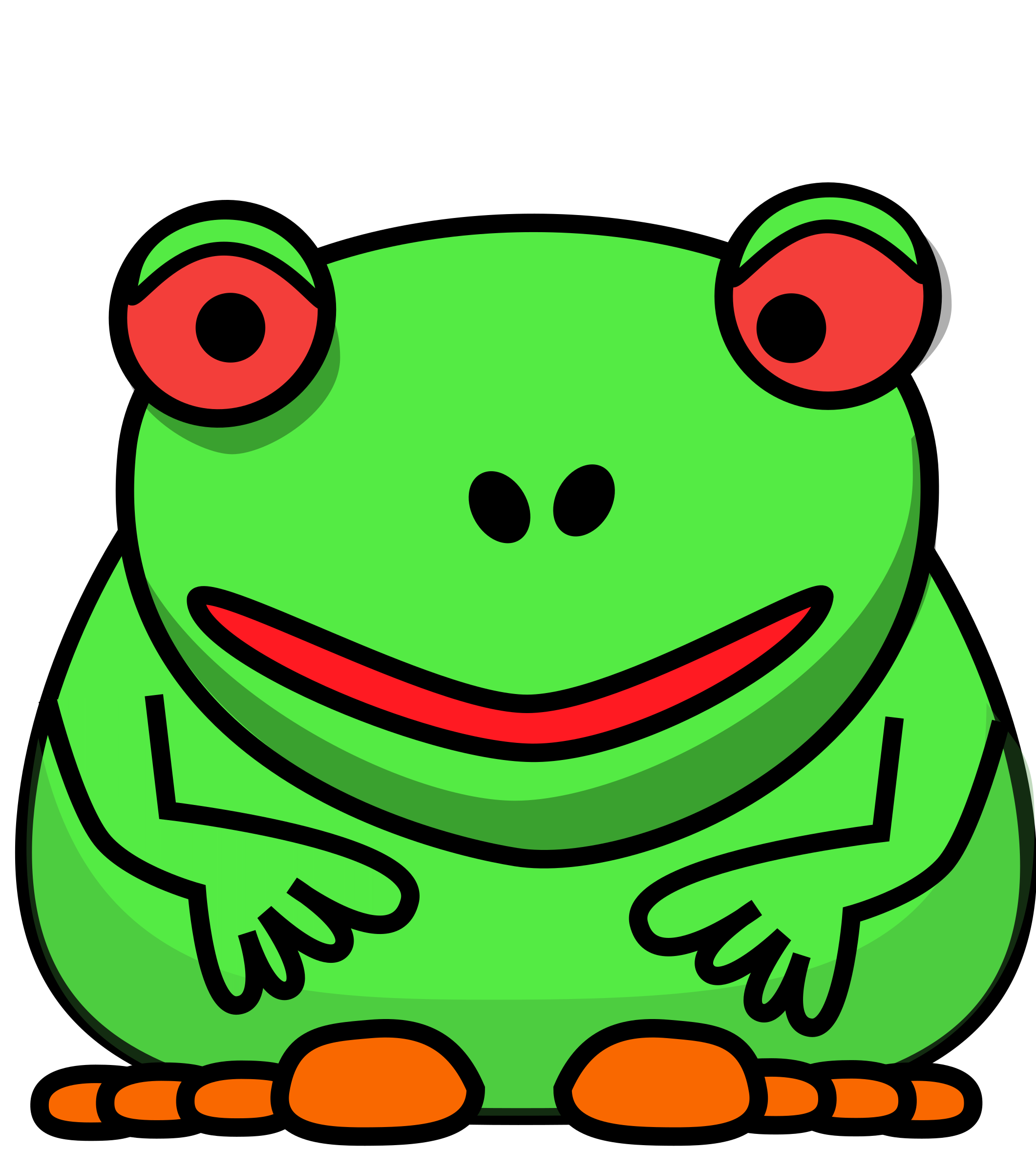 Bullfrog Clipart Kodok - Clipart Cartoon Frog - HD Wallpaper 