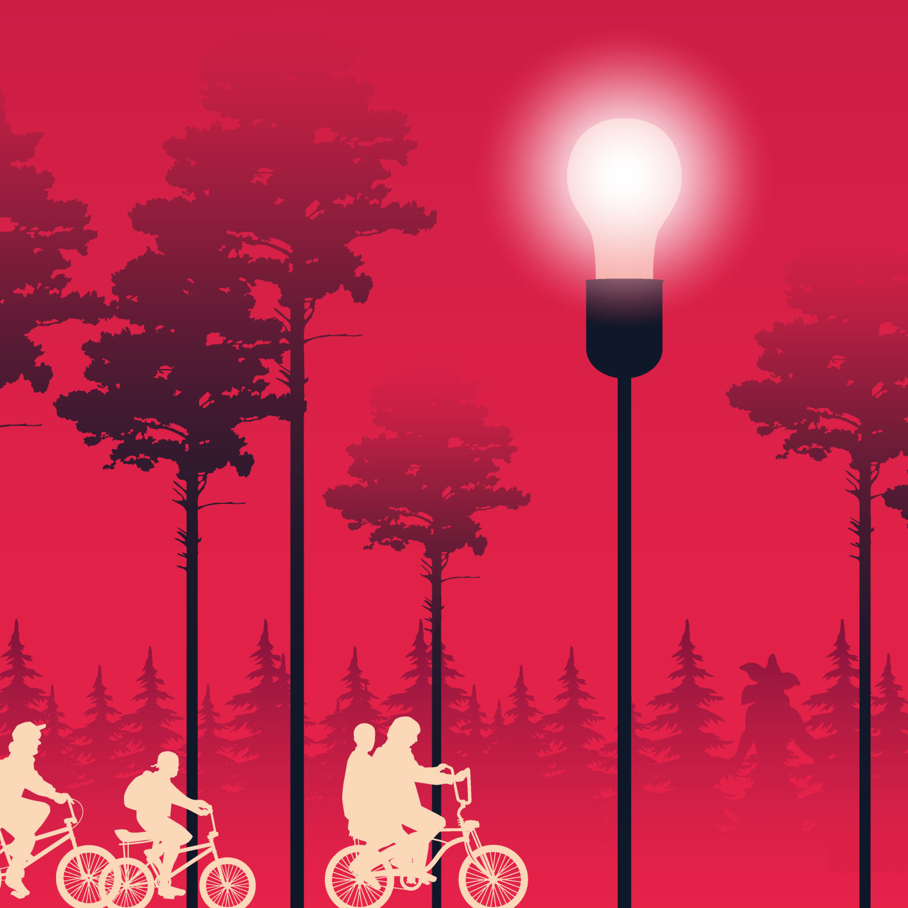 Dual Monitor Wallpaper Stranger Things - HD Wallpaper 