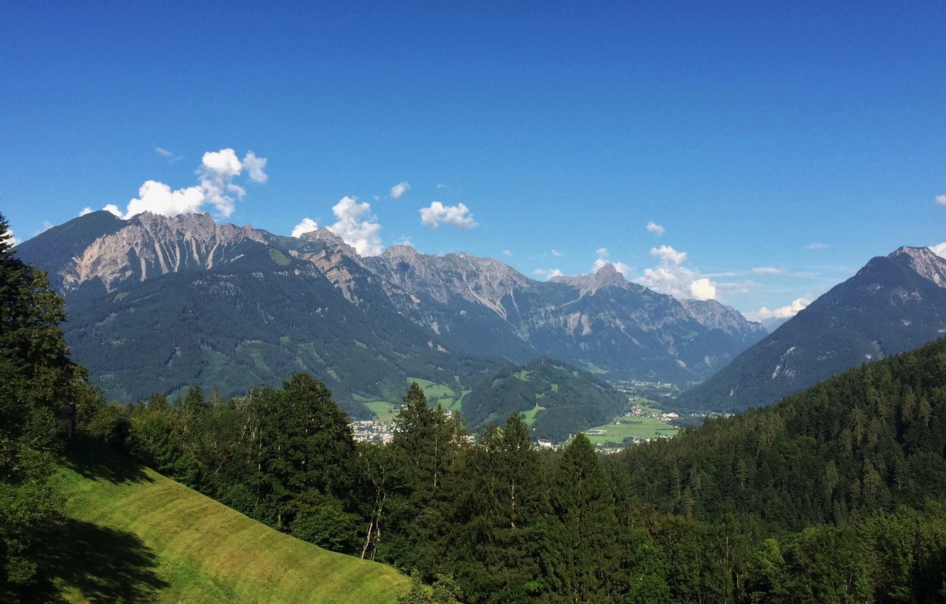 Photo Wallpaper Mountains, Alps, Austria - Summit - HD Wallpaper 