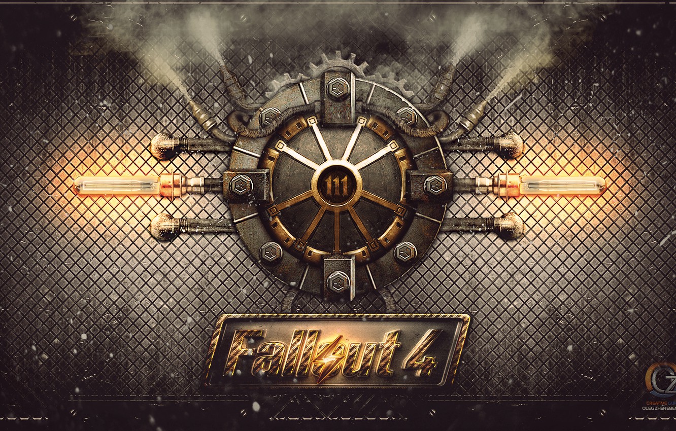 Photo Wallpaper Postapokalipsis, Fan Art, Door, Bethesda - Fallout 4 Wallpaper Desktop Hd - HD Wallpaper 