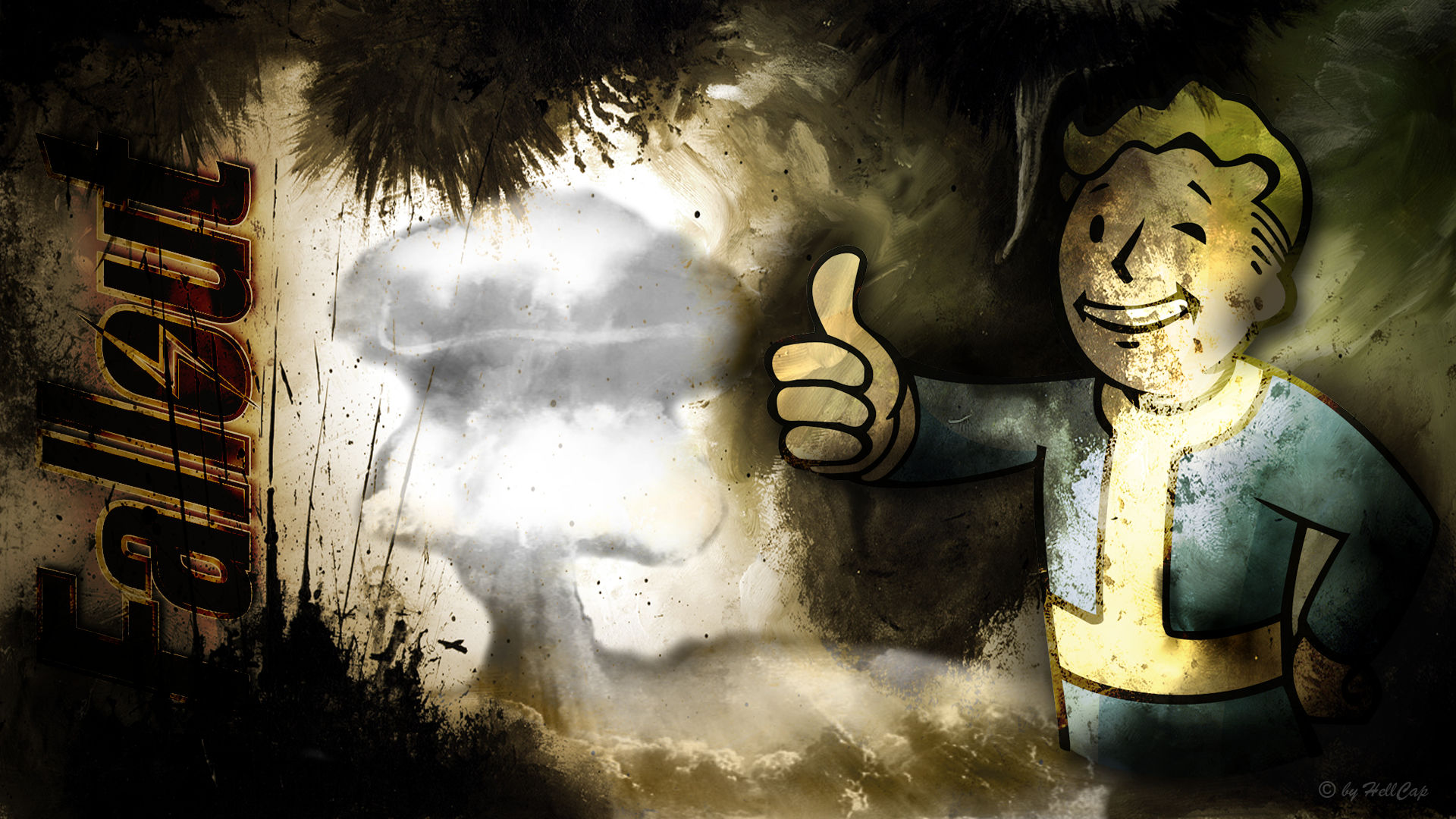 Pipboy Fallout 4 Wallpaper Vault Boy - HD Wallpaper 