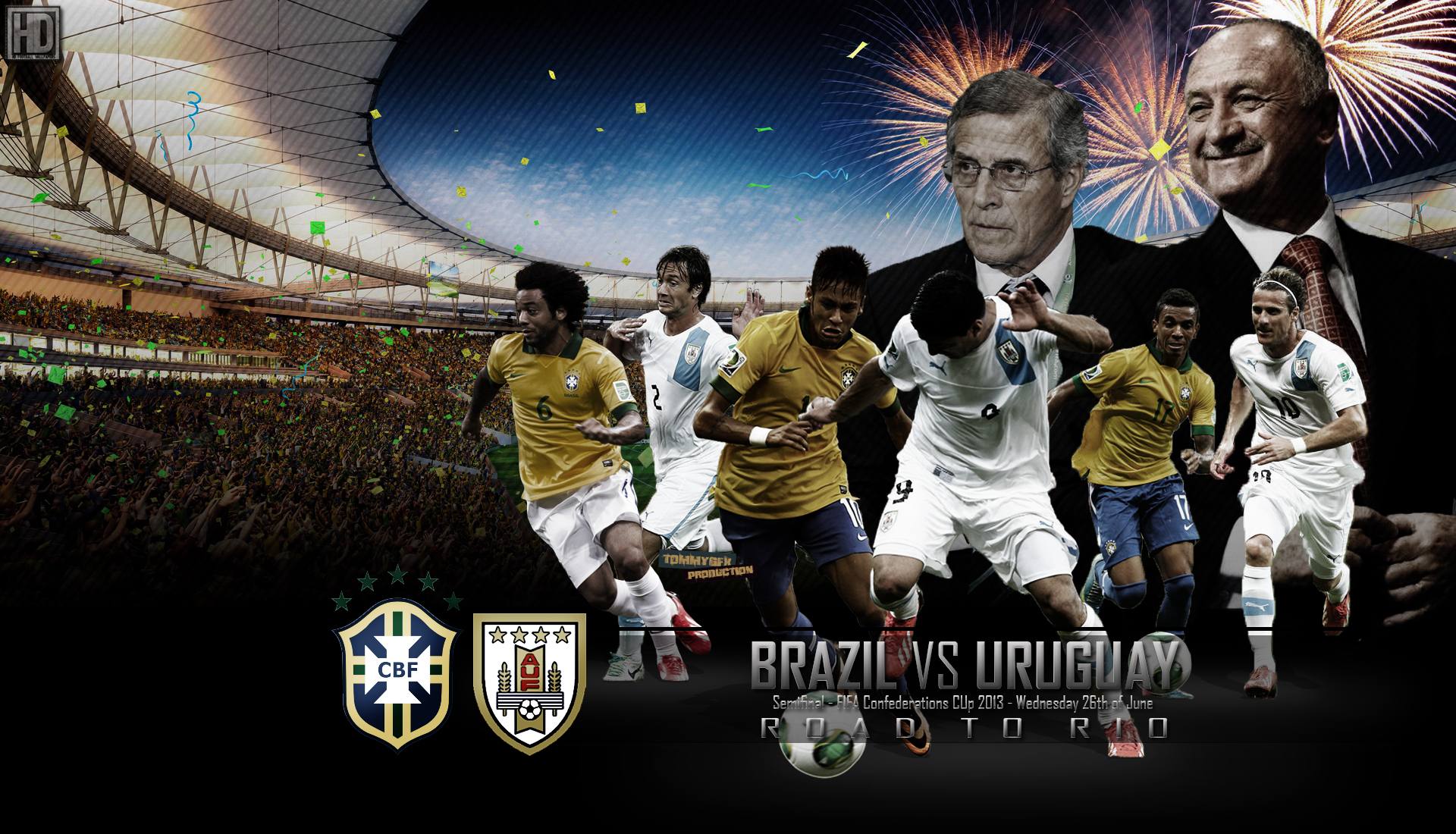 Fifa Confederations Cup - Brazil National Football Team - HD Wallpaper 