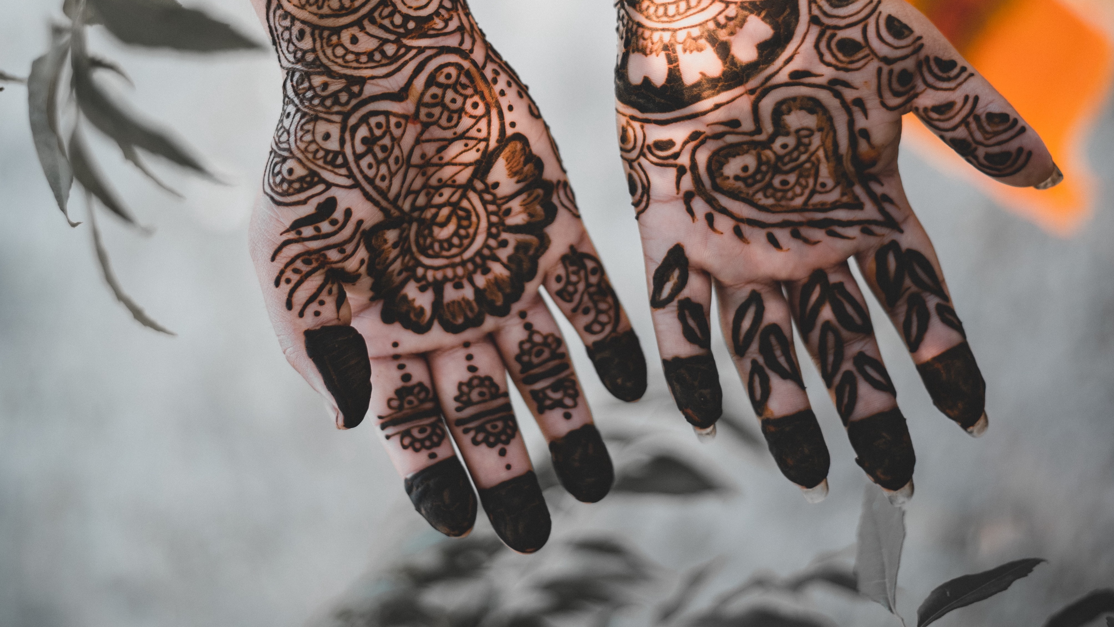 Wallpaper Hands, Mehendi, Patterns, Henna - Easy Karwa Chauth Mehndi - HD Wallpaper 