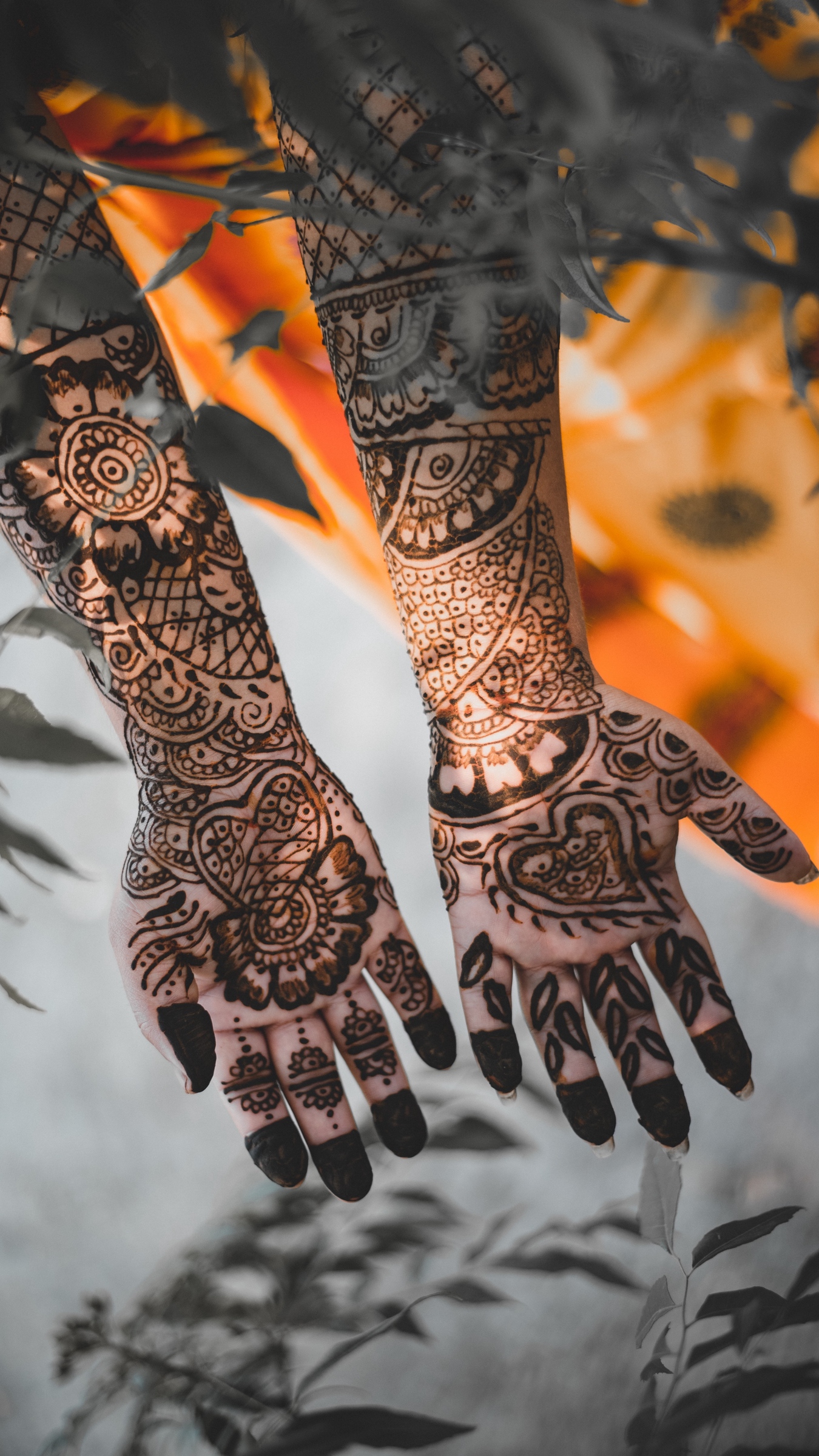 Wallpaper Hands, Mehendi, Patterns, Henna - Easy Karwa Chauth Mehndi - HD Wallpaper 