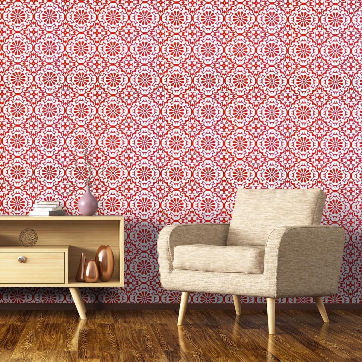 Daisy Wallpaper Catalina Estrada Red 1280086 Catalina - Edo Coordonne - HD Wallpaper 