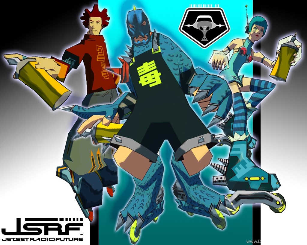 Wallpaper Jeux Video - Jet Set Radio Future Personajes - HD Wallpaper 