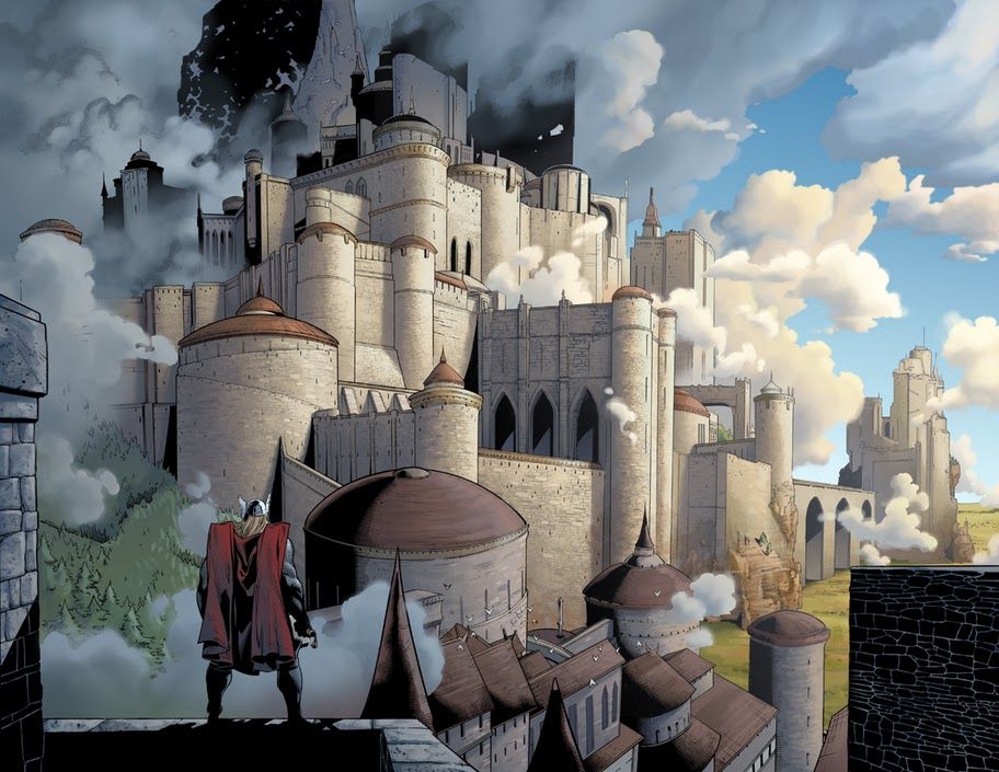 Marvel Comics Asgard - HD Wallpaper 