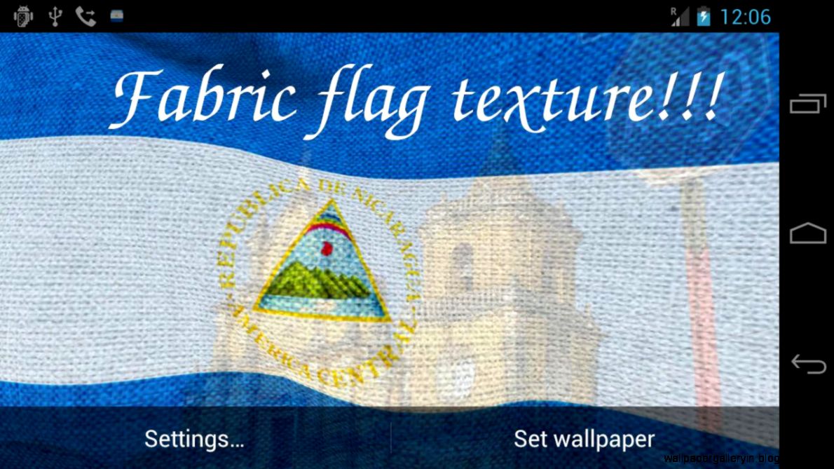 3d Nicaragua Flag Lwp Android Apps Amp Games On - Element - HD Wallpaper 
