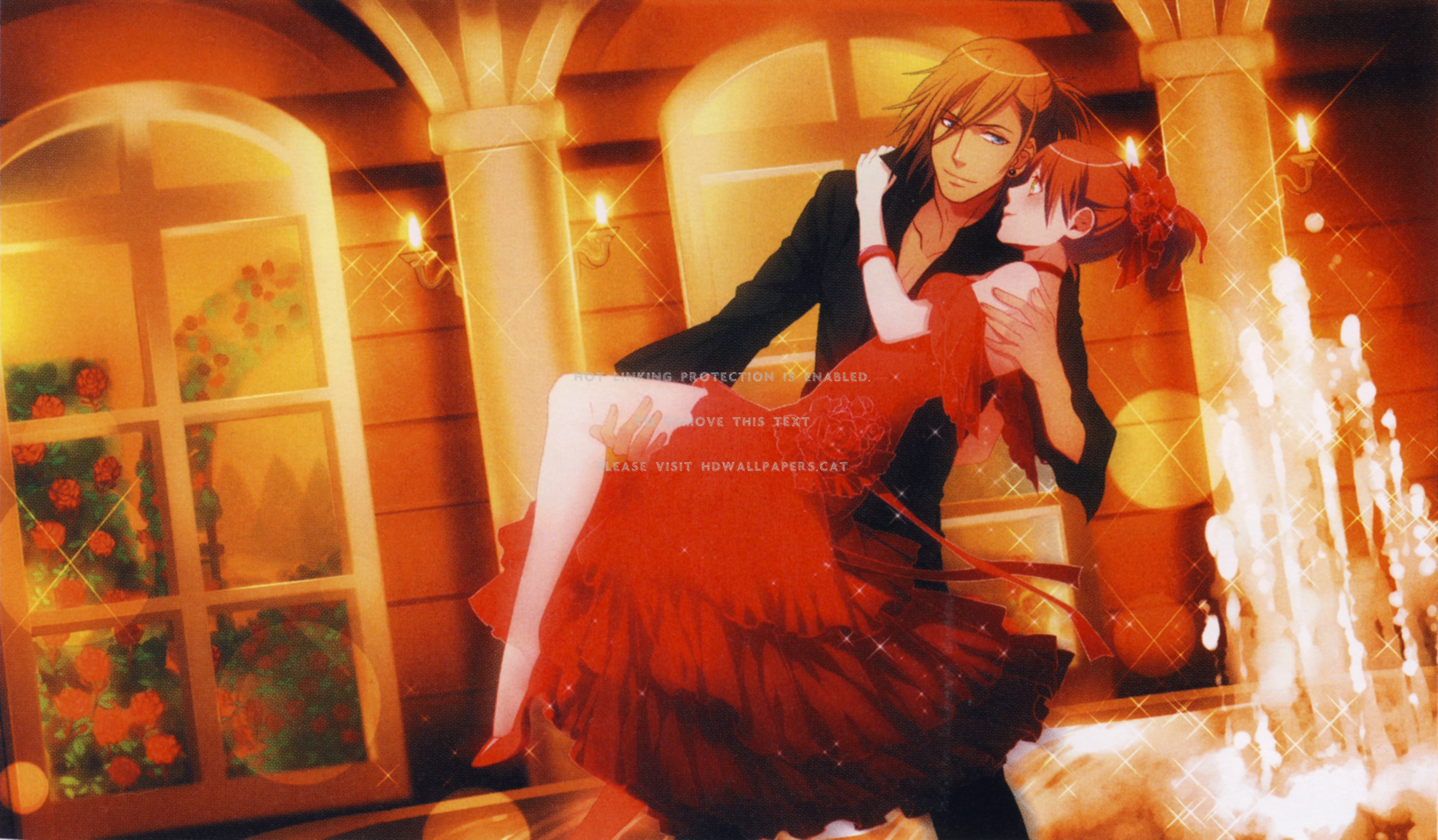 Uta No Prince-sama Nanami Haruka Roses Red - Ren Jinguji Haruka Nanami - HD Wallpaper 