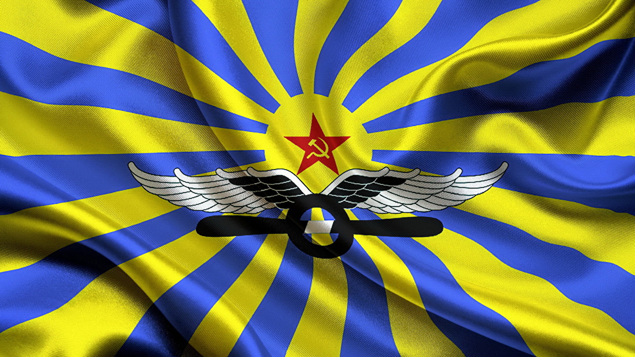 Soviet Air Force Flag - HD Wallpaper 