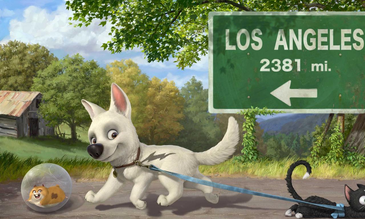 Bolt, Rhino And Mittens - Bolt Disney - HD Wallpaper 