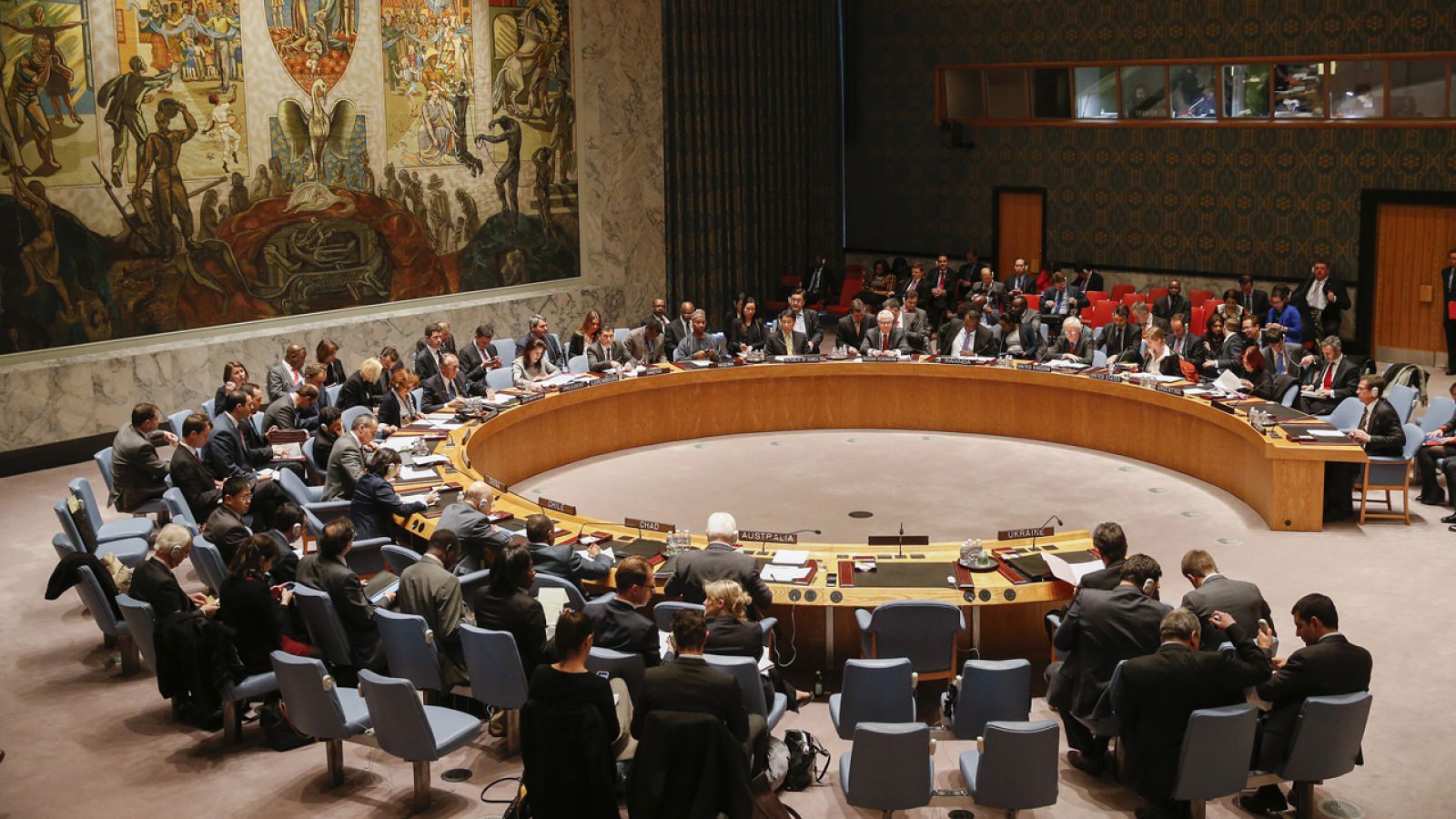 The United Nations Security Council Is One Of 5 Committees - Security Council Chambers - HD Wallpaper 