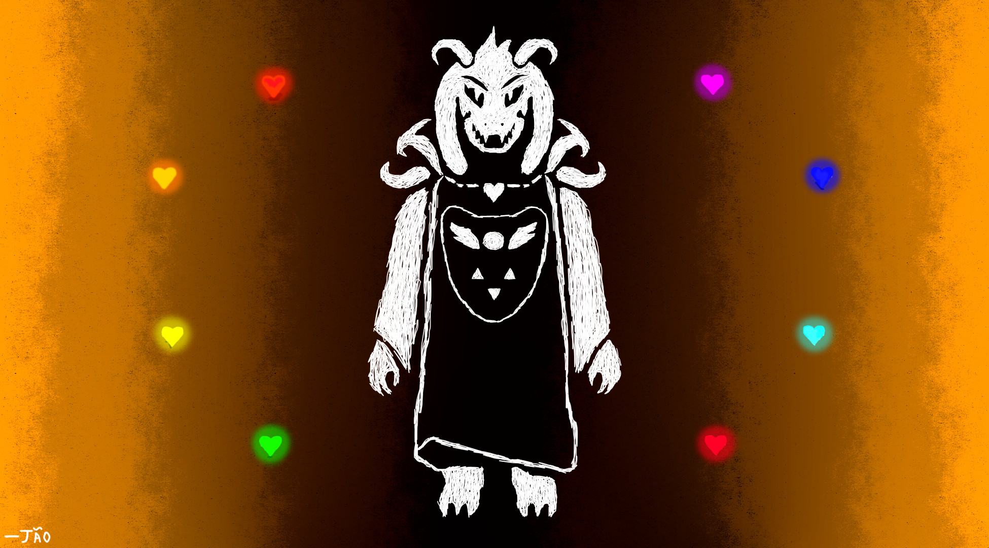 Asriel Wallpaper By Xineuz Asriel Wallpaper By Xineuz - Asriel Dreemurr - HD Wallpaper 