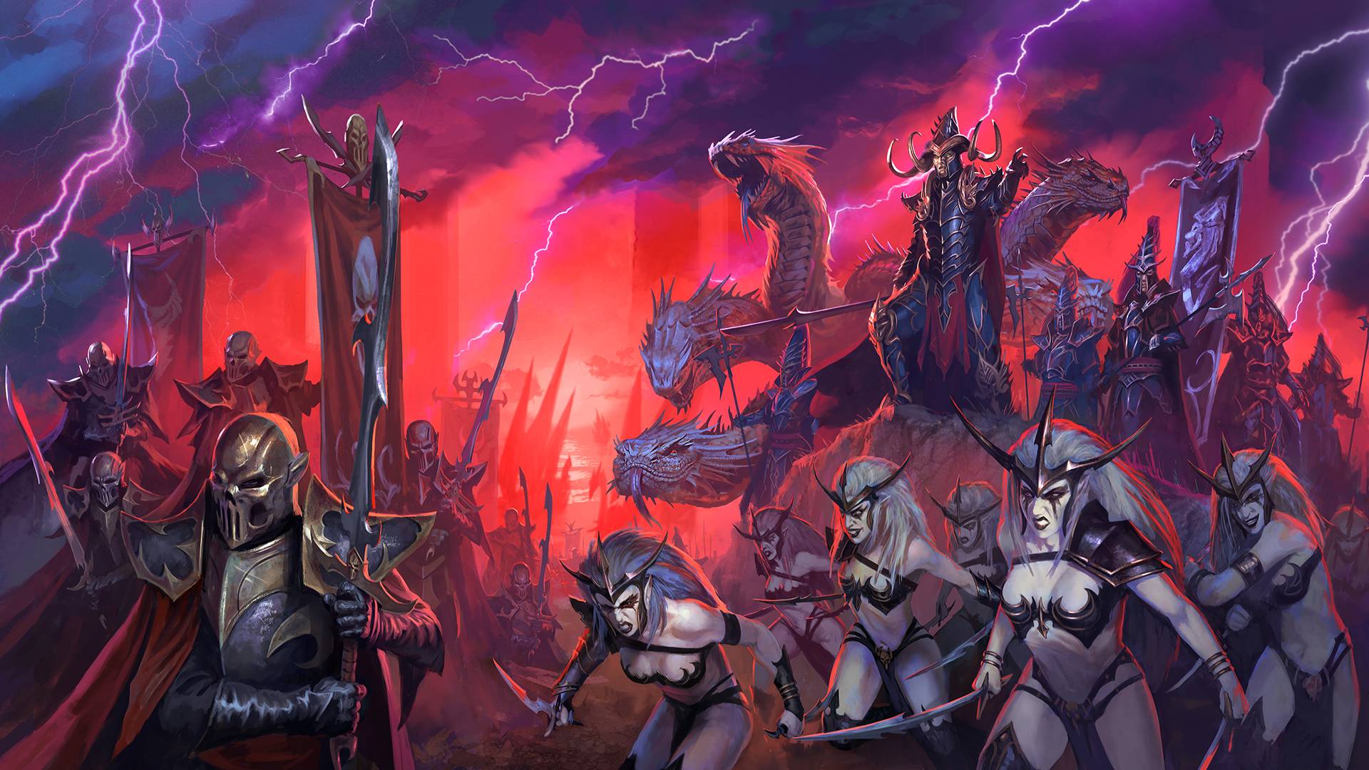 Total War Warhammer 2 Dark Elves - HD Wallpaper 
