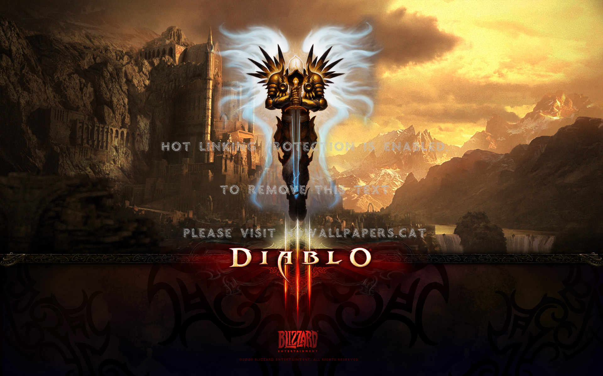 Diablo 3 Tyrael Iii Games - Diablo 2 - HD Wallpaper 