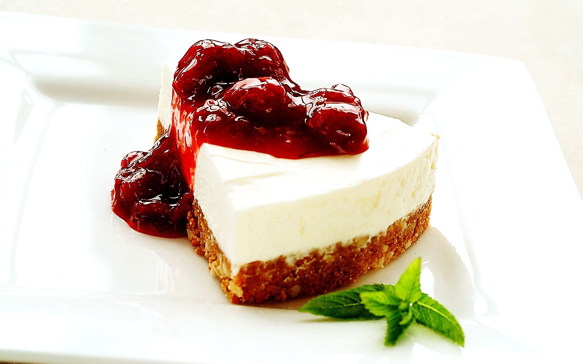 Desserts Cream Sweet Delicious Cake Jam Berry Creamy - Cheesecake In Athens Ga - HD Wallpaper 
