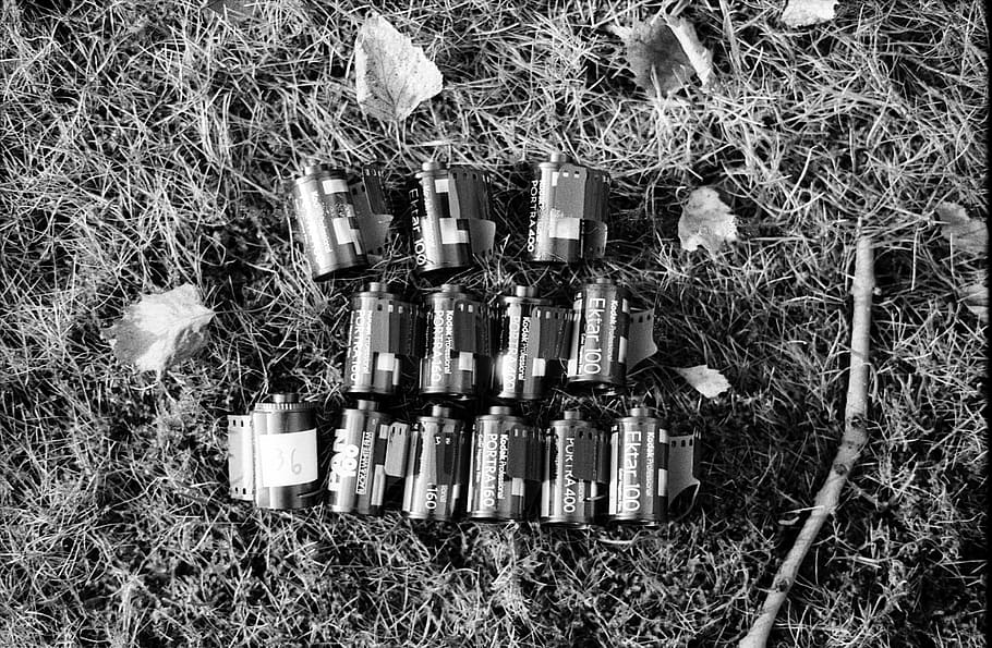Film Canisters, Film Photography, Negative, 35mm, Picture, - Canon A1 Ilford Pan 100 - HD Wallpaper 