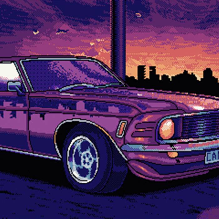 Car, Pixel, And Purple Image - 16 Bit Wallpaper 4k - HD Wallpaper 