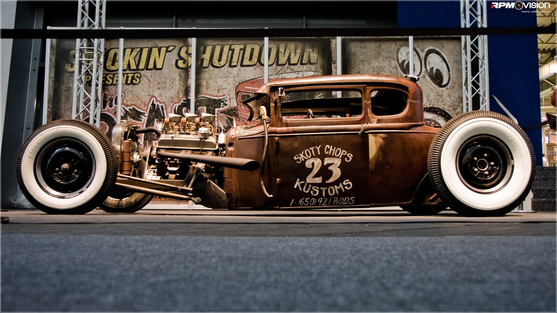 Rat Rod Vintage Cars - HD Wallpaper 
