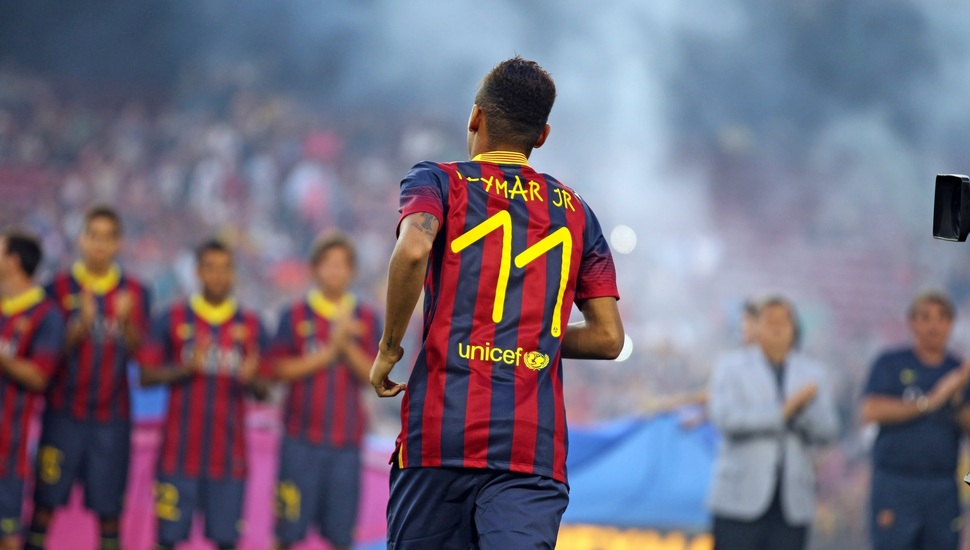 Nike, Nike, Fc Barcelona, Barca, New Kit 13-14, Neymar - Neymar Barcelona 2013 14 - HD Wallpaper 