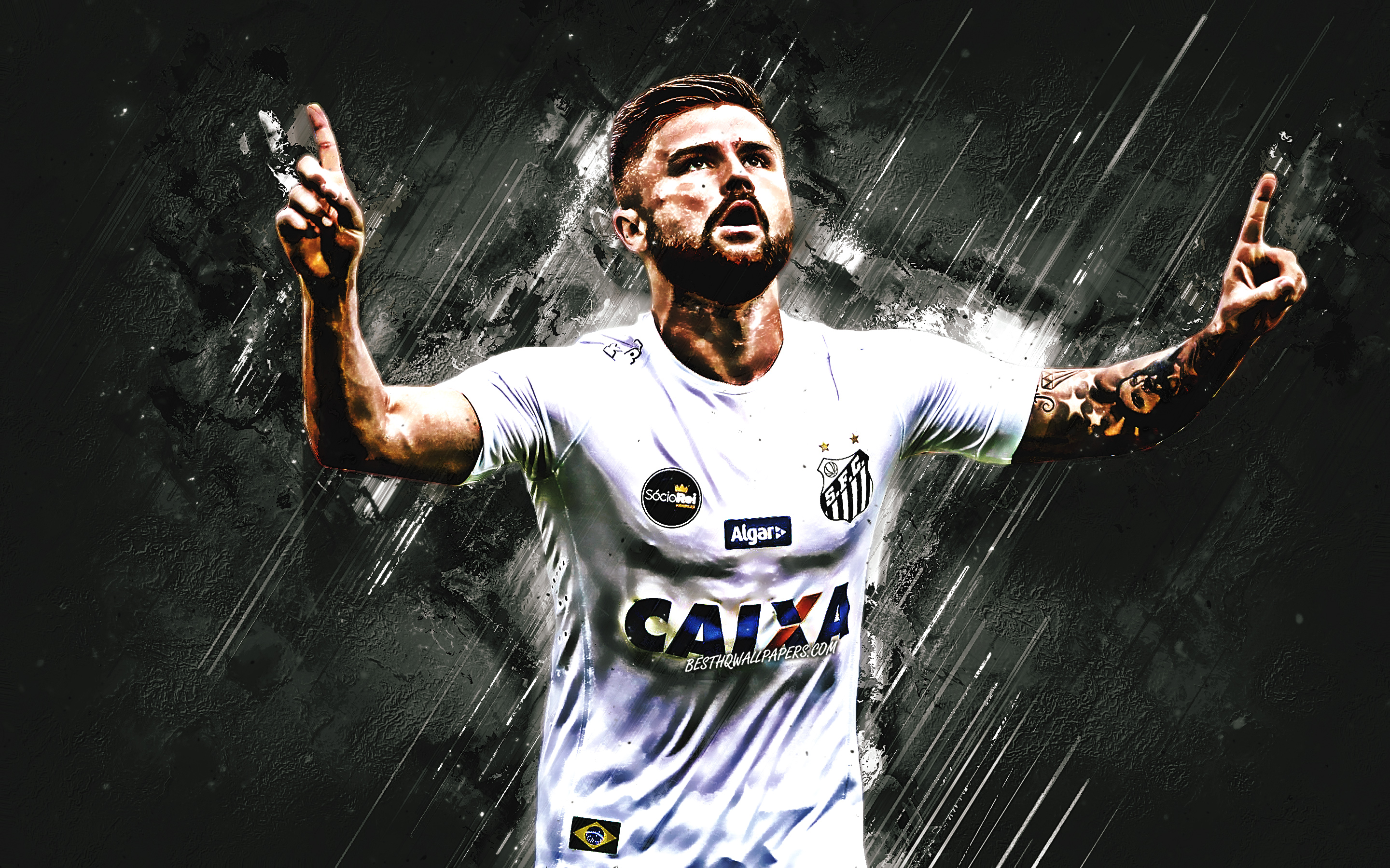 Eduardo Sasha, Black Stone, Santos Fc, Brazilian Footballers, - Eduardo Sasha - HD Wallpaper 