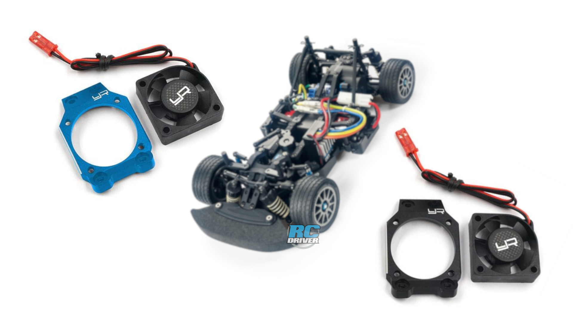 Yeah Racing Aluminum Motor Fan Mount Brace With Fan - M08 Tamiya - HD Wallpaper 