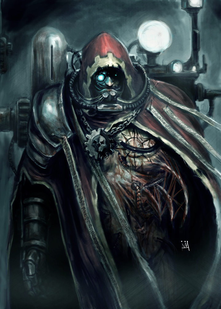 View Media - Adeptus Mechanicus Illustration - HD Wallpaper 