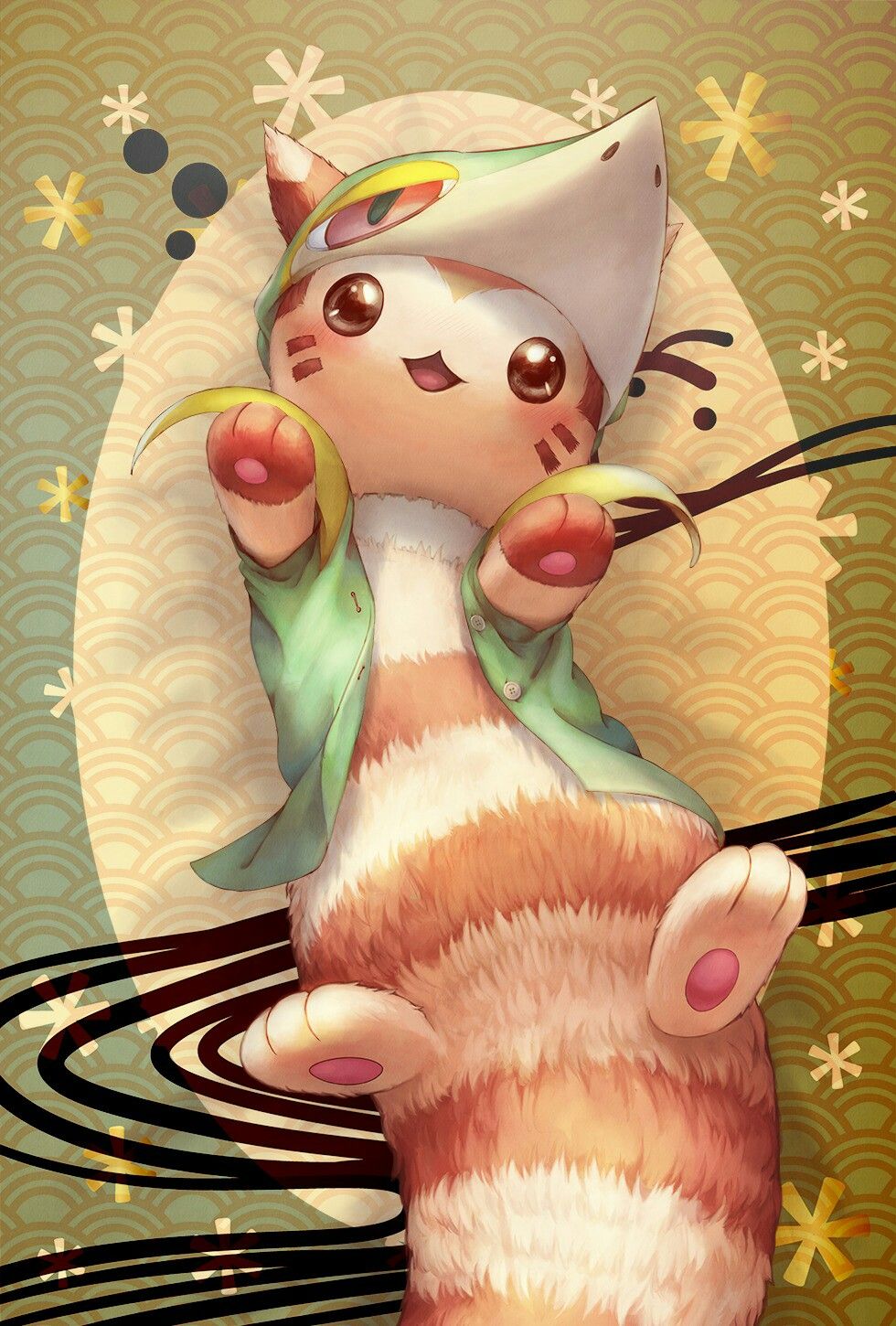 Pokemon Furret - HD Wallpaper 