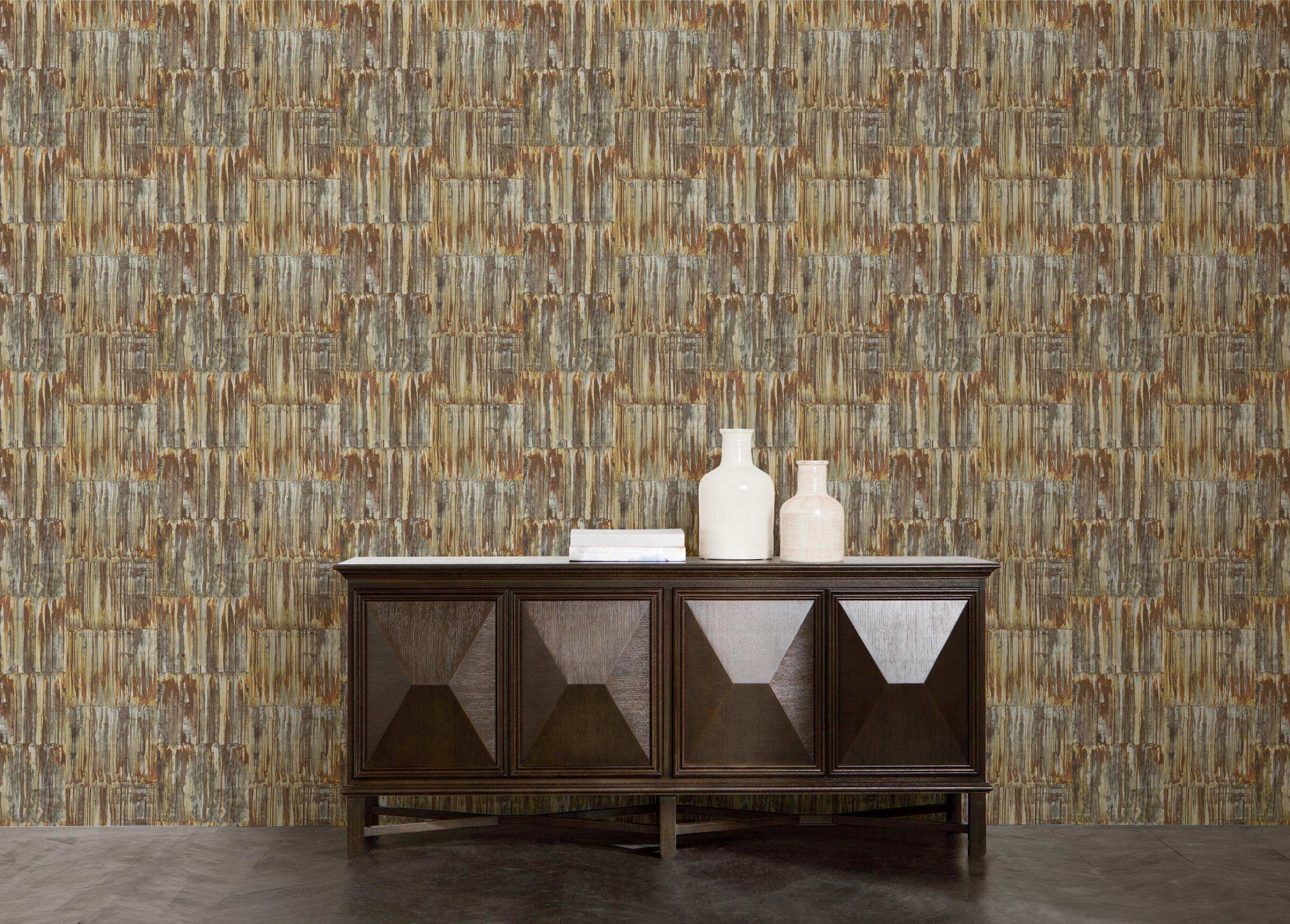 Patina Panels Metal Wallpaper - Wallpaper - HD Wallpaper 