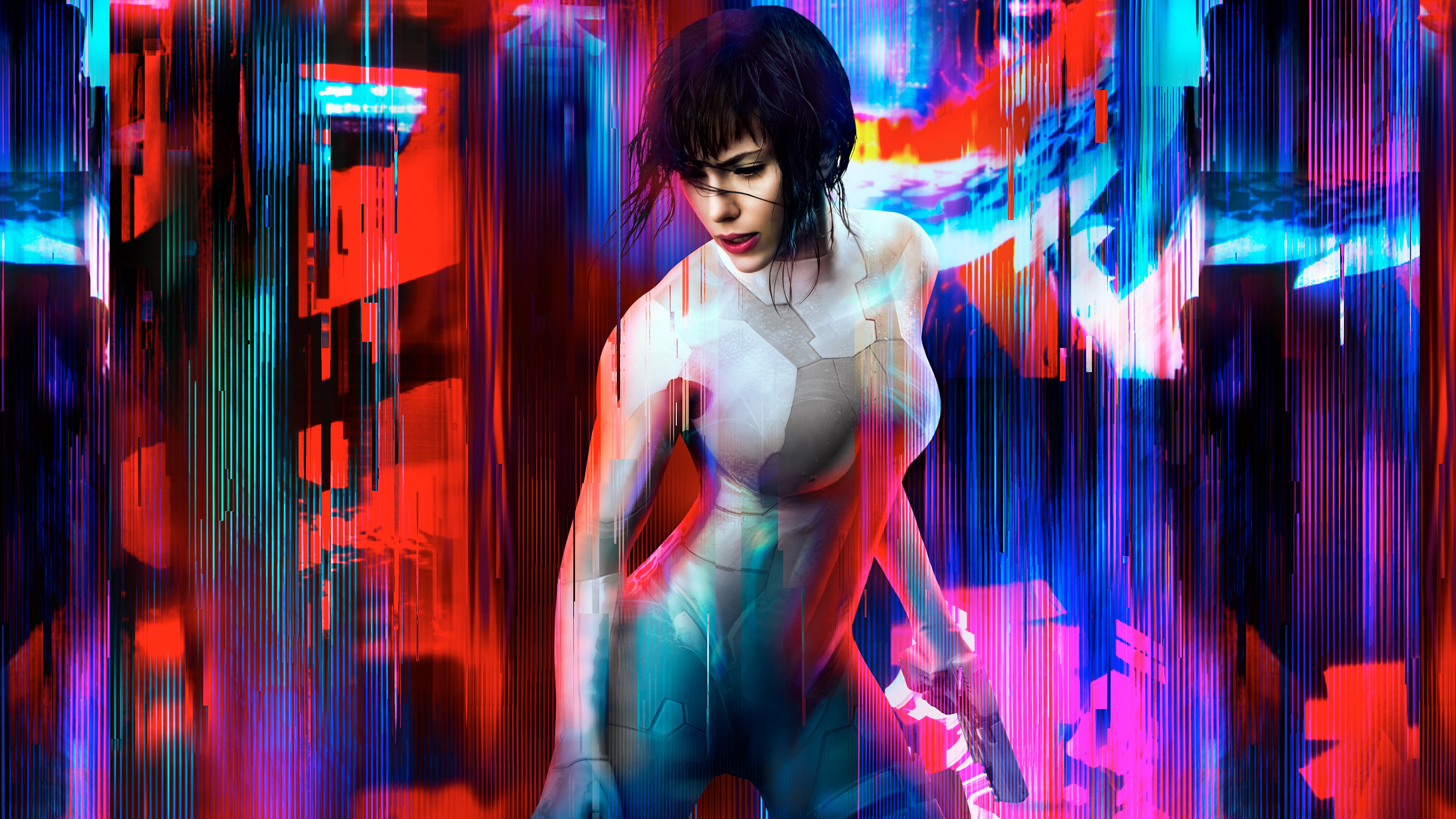 Scarlett Johansson Wallpaper Ghost In The Shell - HD Wallpaper 