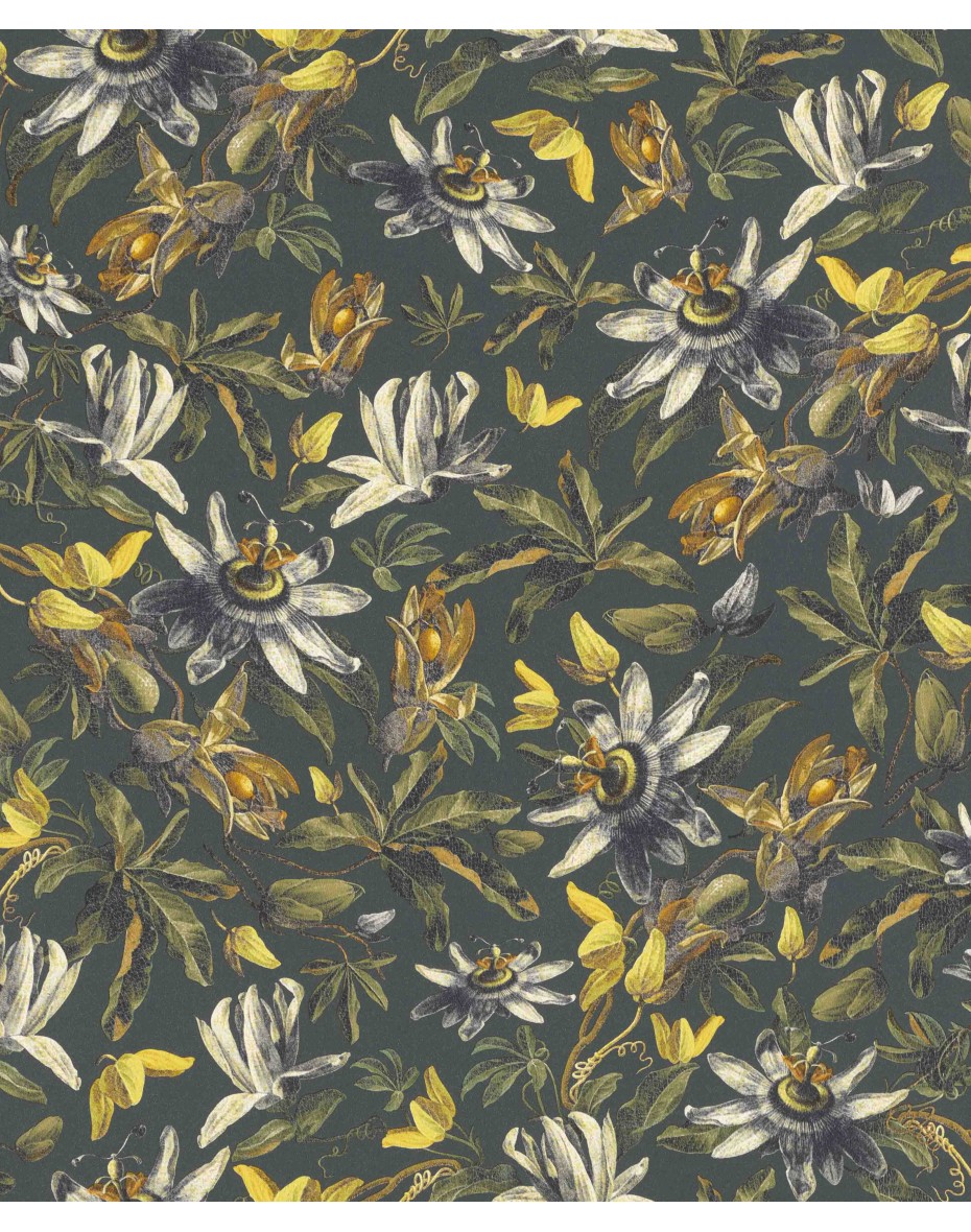 Wallpaper Patina Flowers - Still Life With Passionflowers - HD Wallpaper 