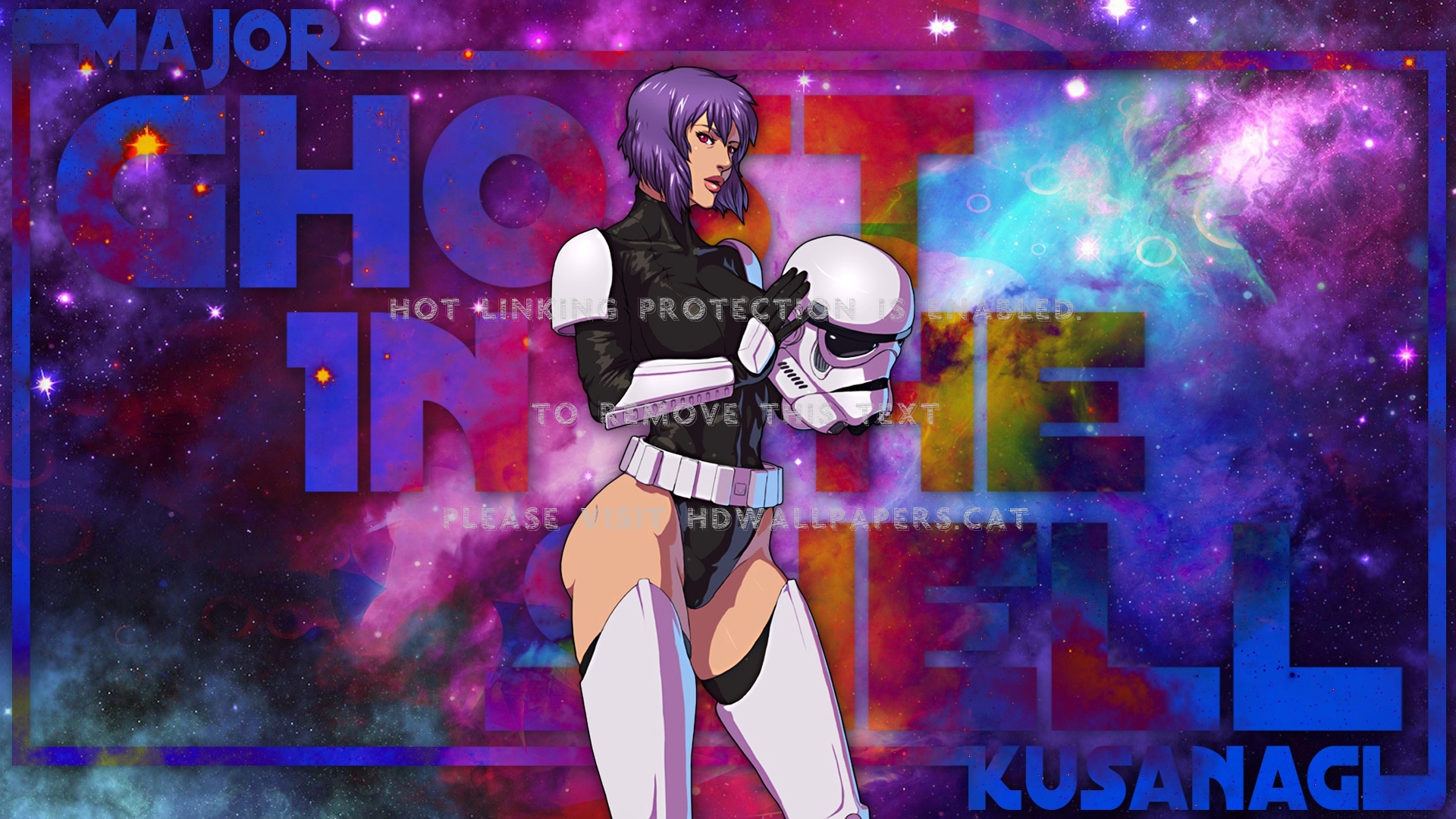 Major Kusanagi/stormtrooper Motoko Ghost In - Stormtrooper Anime - HD Wallpaper 